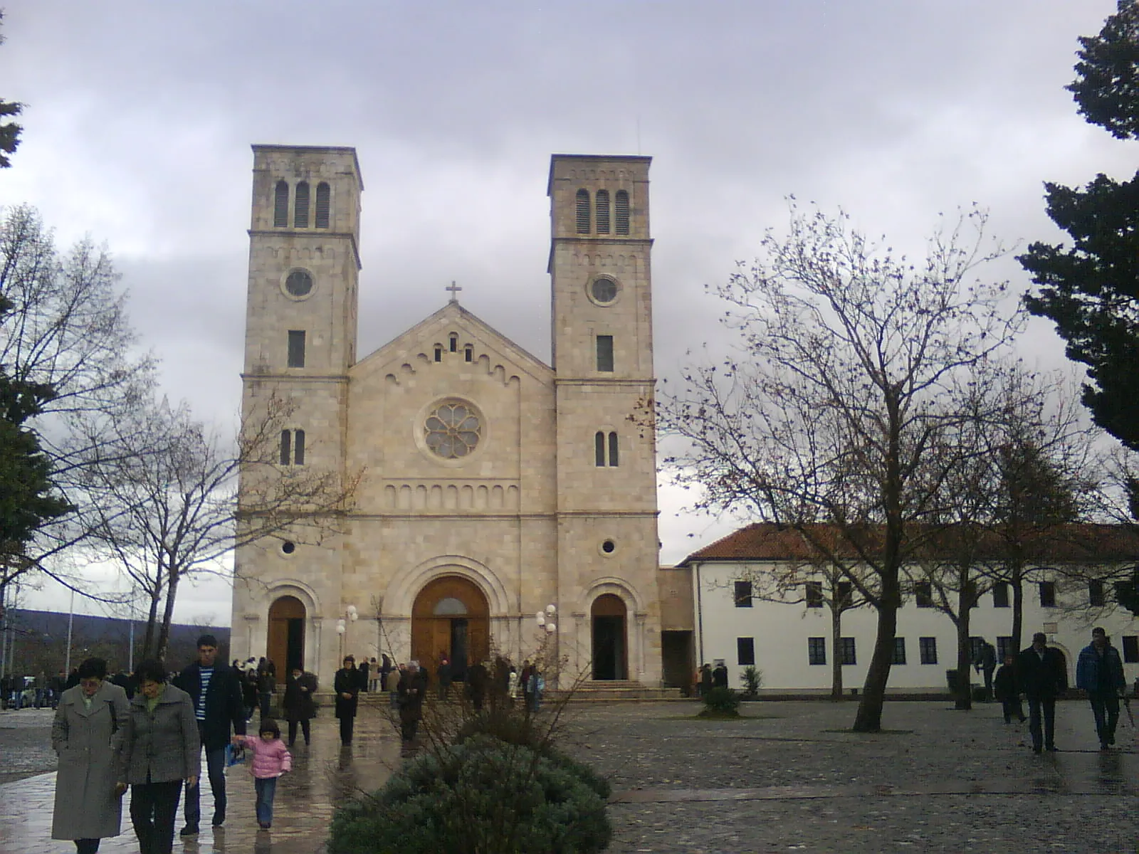 Photo showing: Franciscan church and monastery in Široki Brijeg