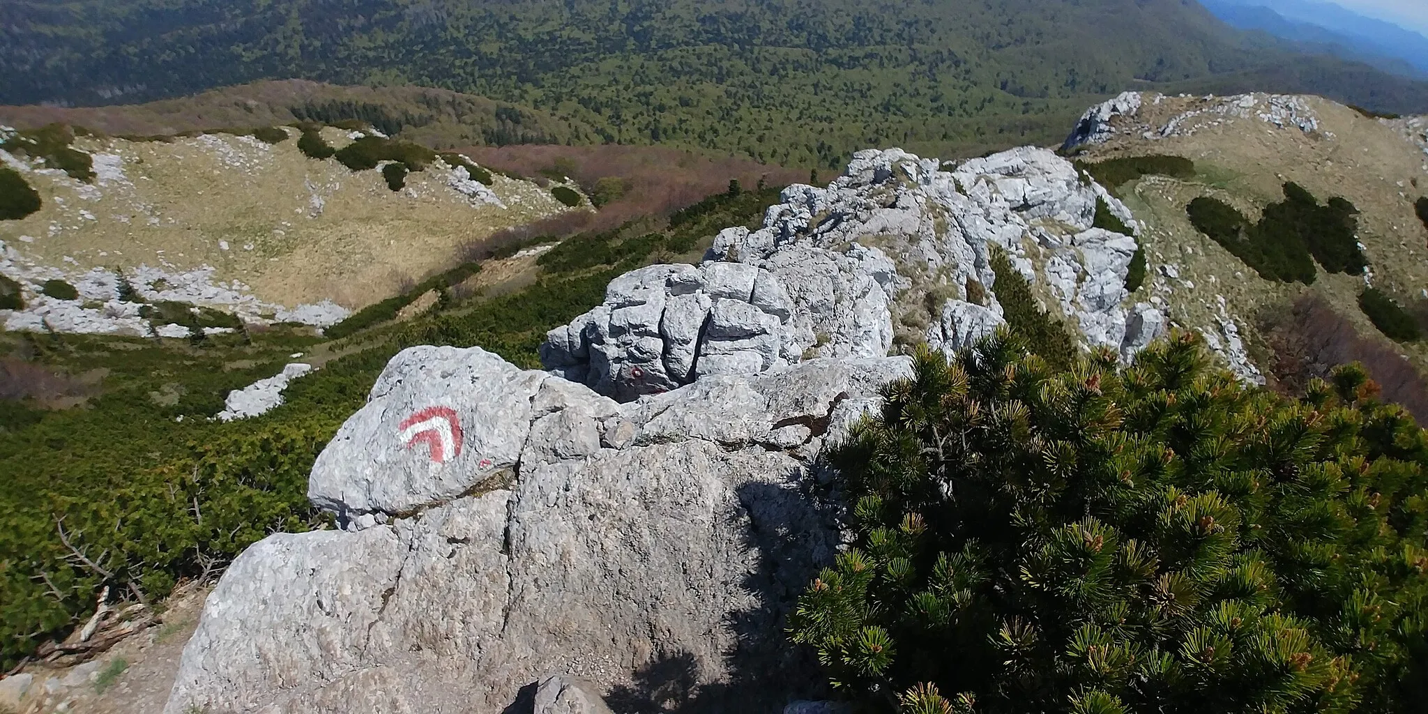 Photo showing: Od Platka do vrha preko grebena