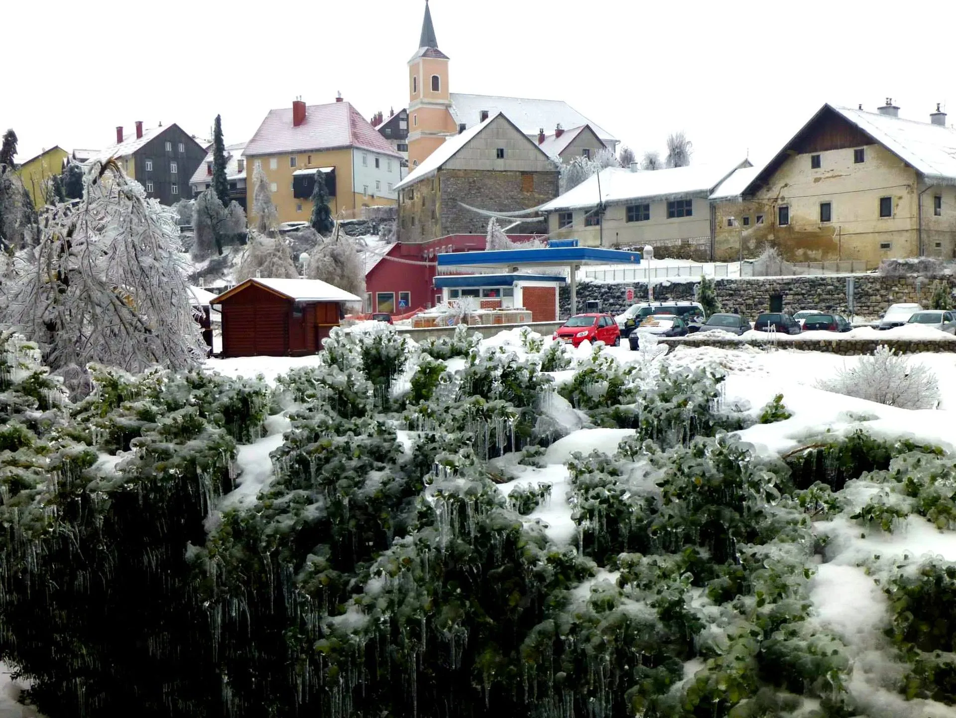 Photo showing: Fužine, Winter 2014