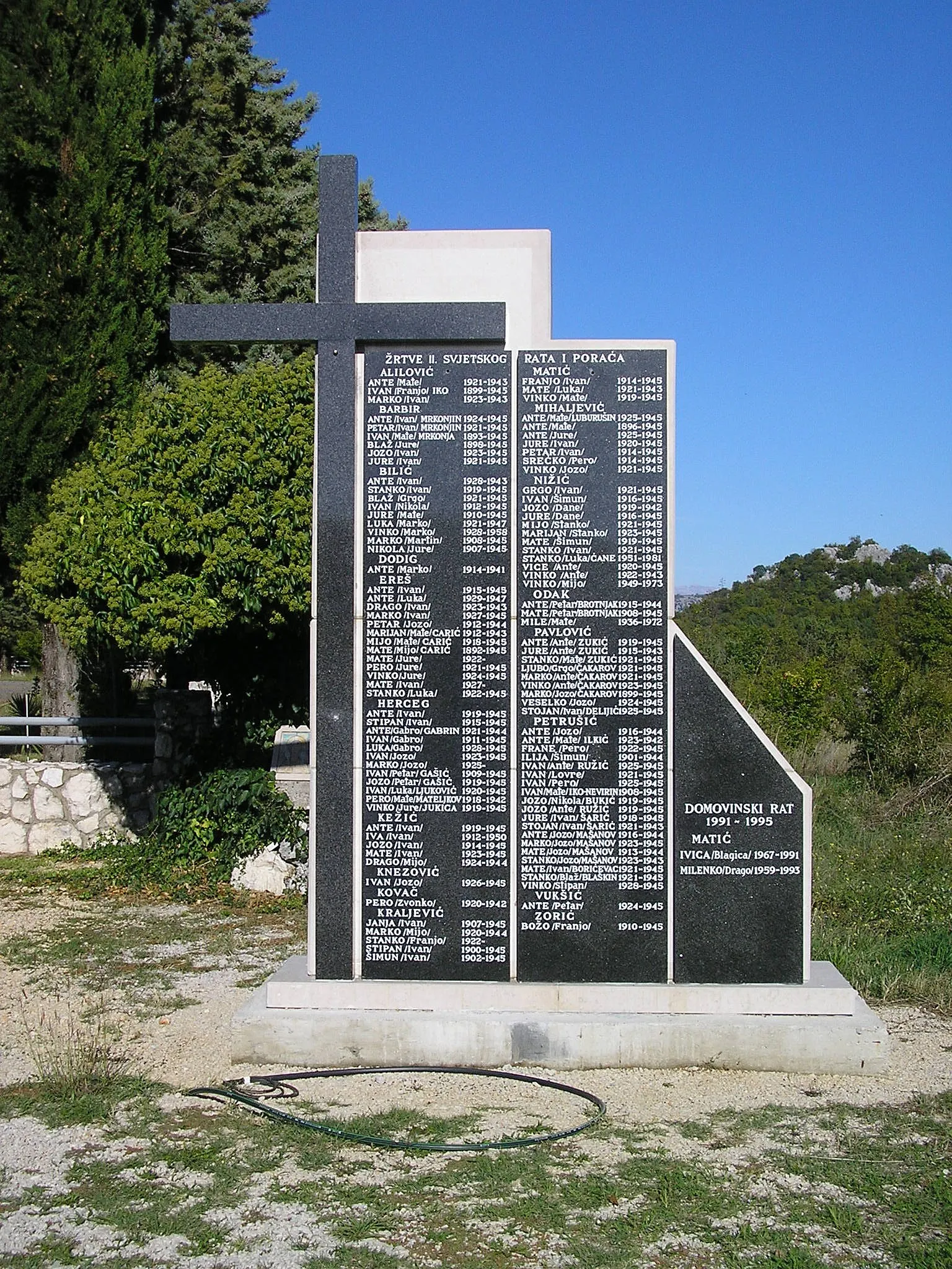 Photo showing: War victims memorial