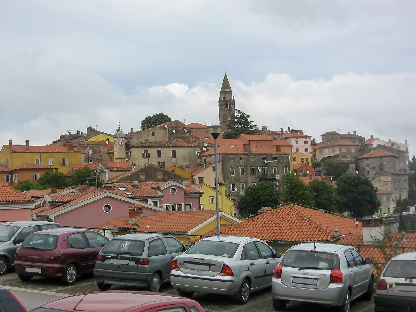 Photo showing: Blick auf die Altstadt von Labin, Kroatien.