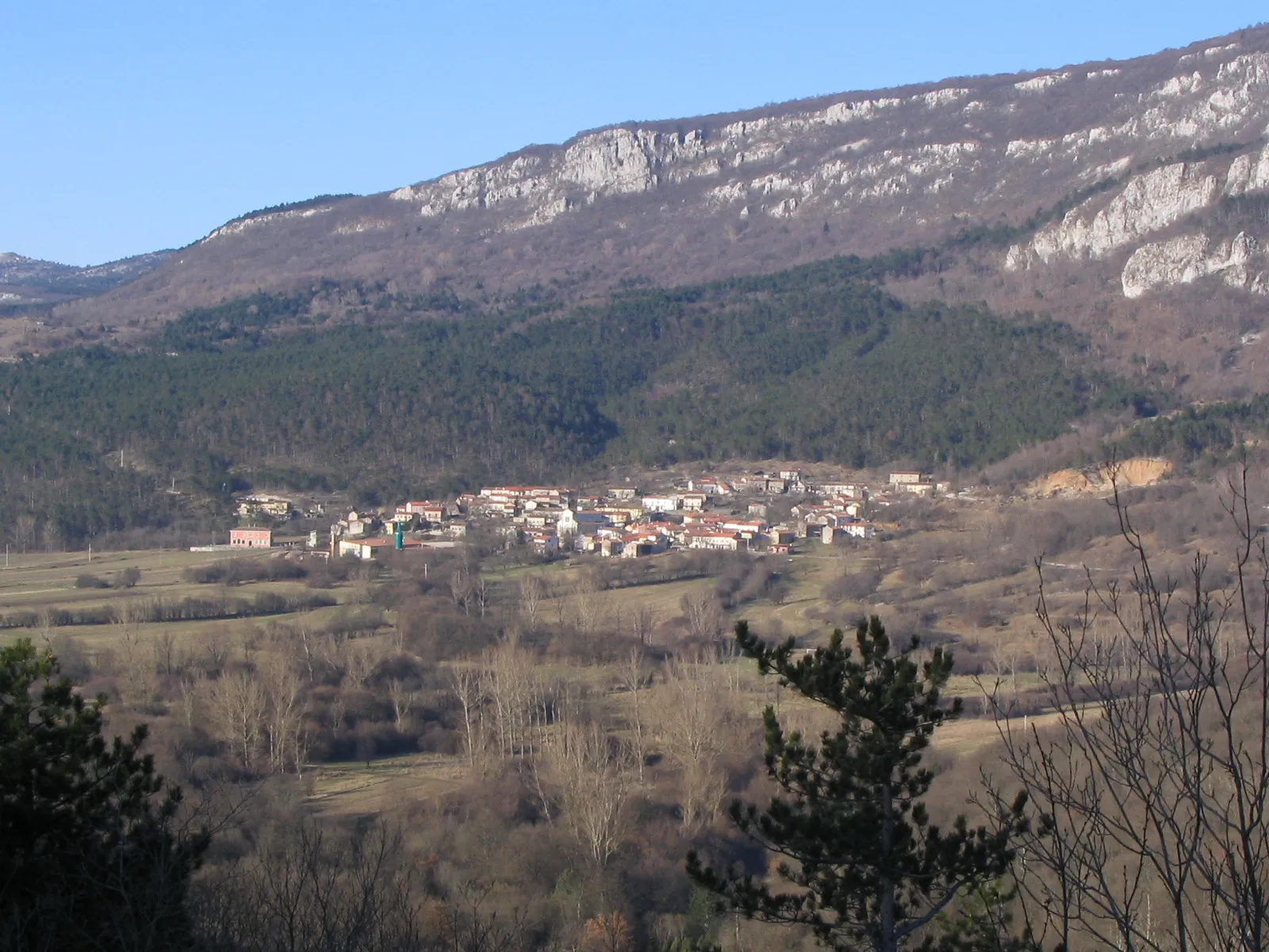Photo showing: Lanišće, Istria, Croatia, view from south
