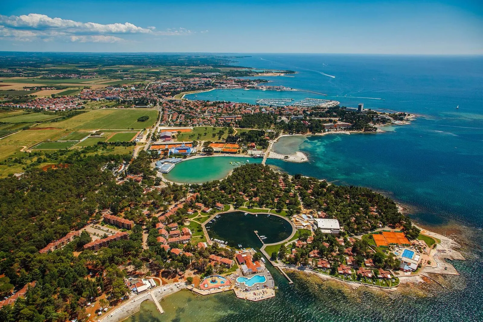 Photo showing: Stella Maris Resort in Umag, Croatia.
