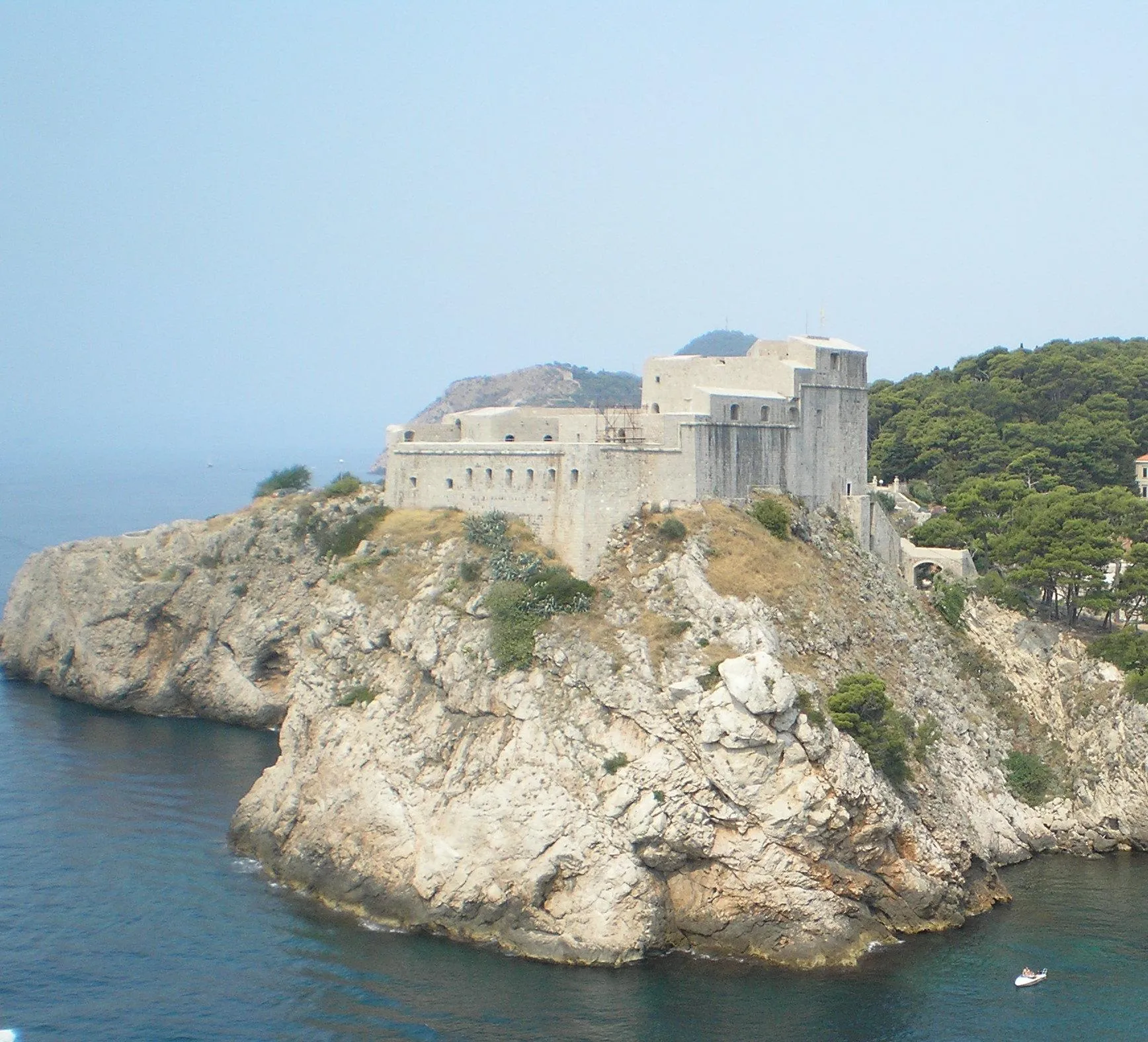 Photo showing: Lovrijenac, a fortress in Dubrovnik, Croatia.