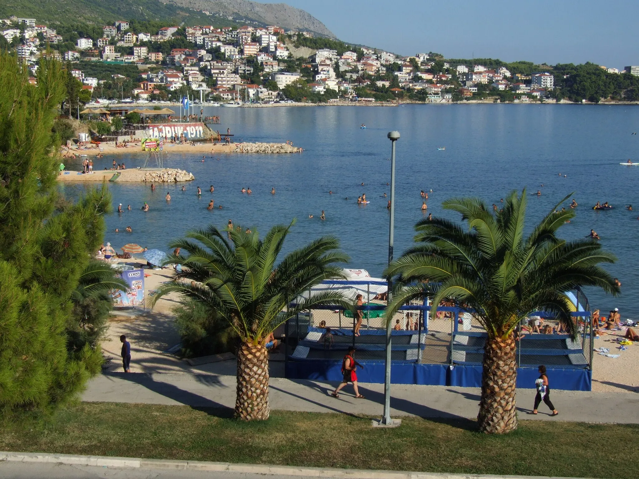 Photo showing: Beach in Stobreč, Croatia