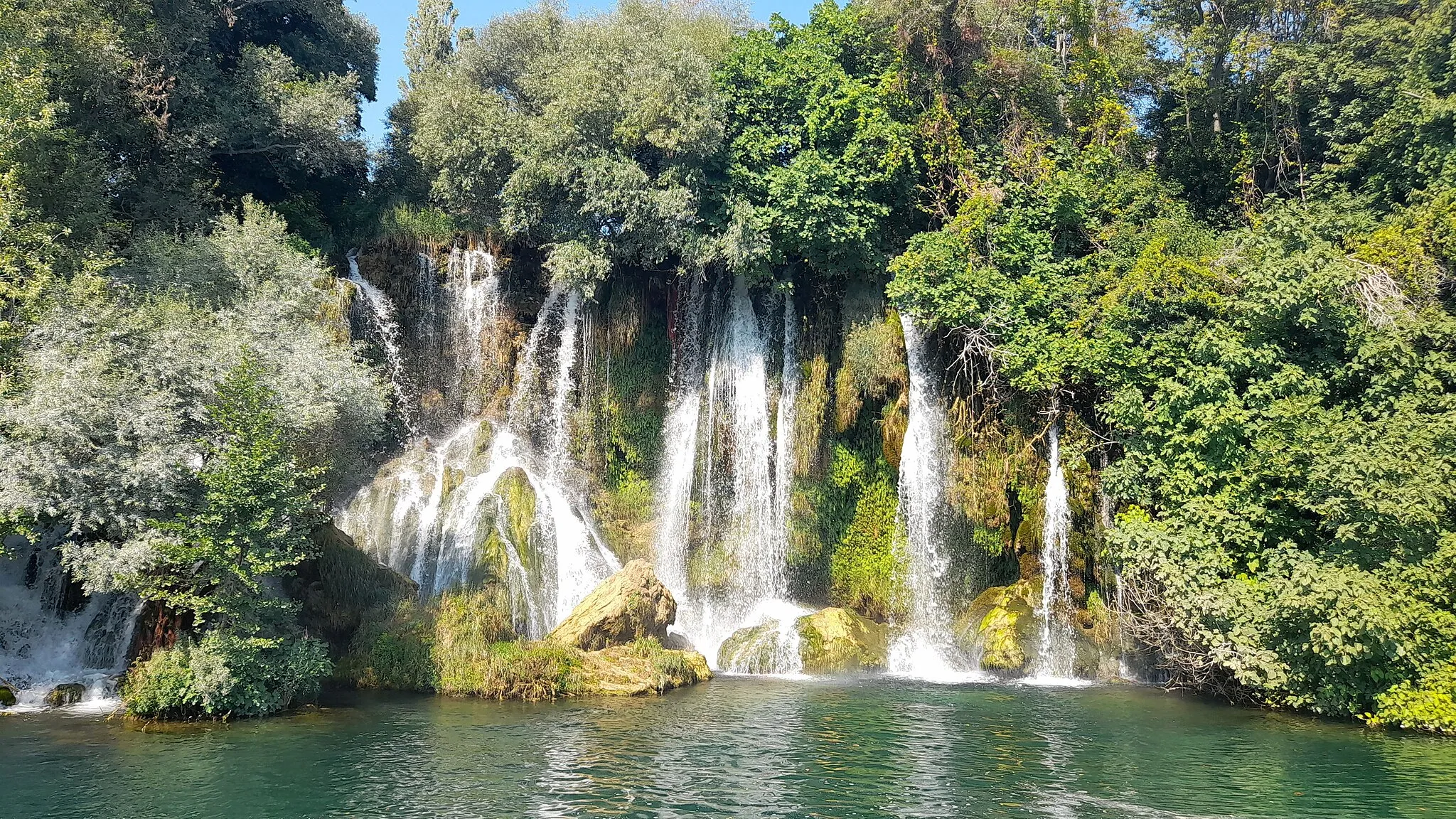 Photo showing: Rogský vodopád (Roški slap) v Národní parku Krka, Chorvatsko