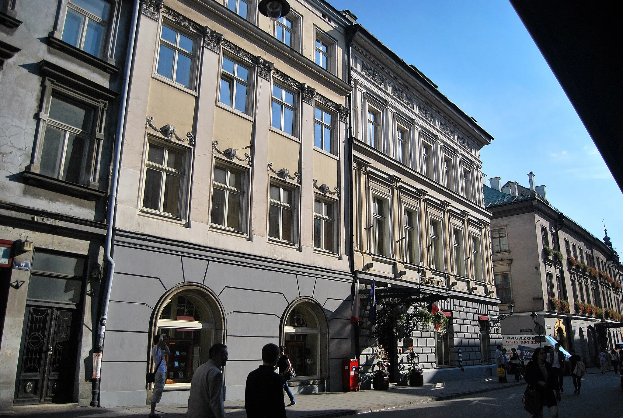 Photo showing: Hotel Grand przy ulicy Sławkowskiej 5-7 w Krakowie.