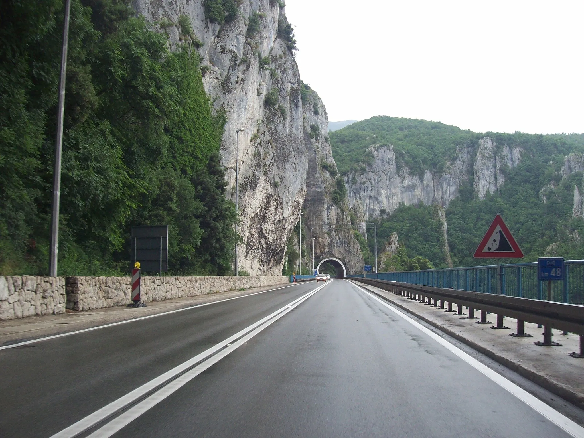 Photo showing: Učka tunnel - Vela Draga bridge