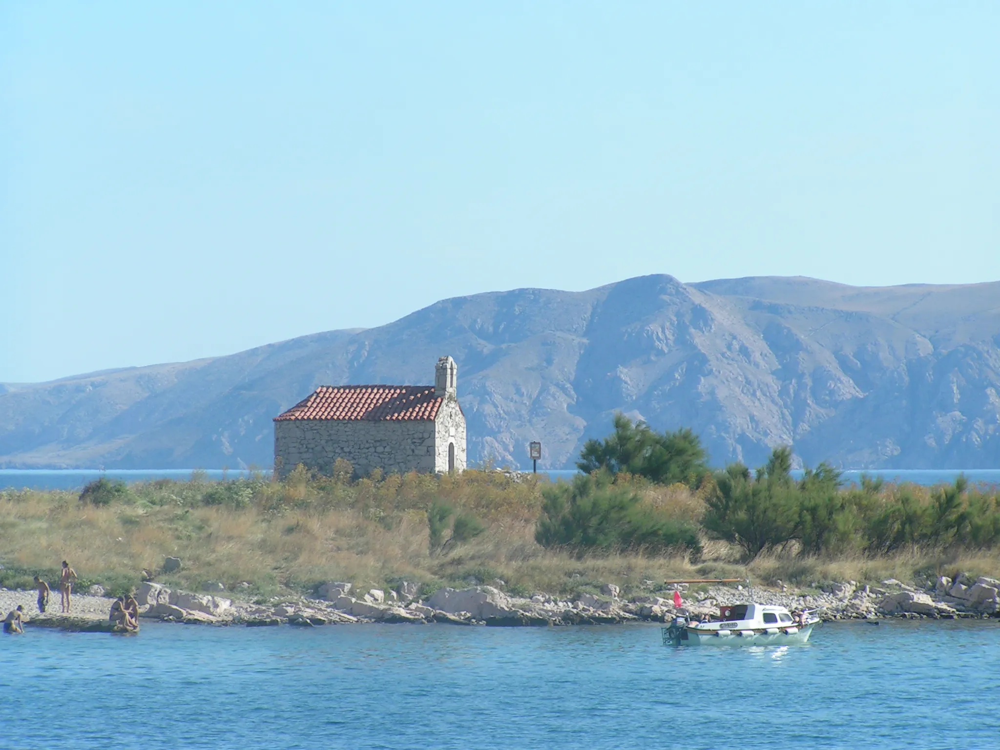 Photo showing: Novi Vinodolski - wyspa "San Marino"/ island called "San Marino"