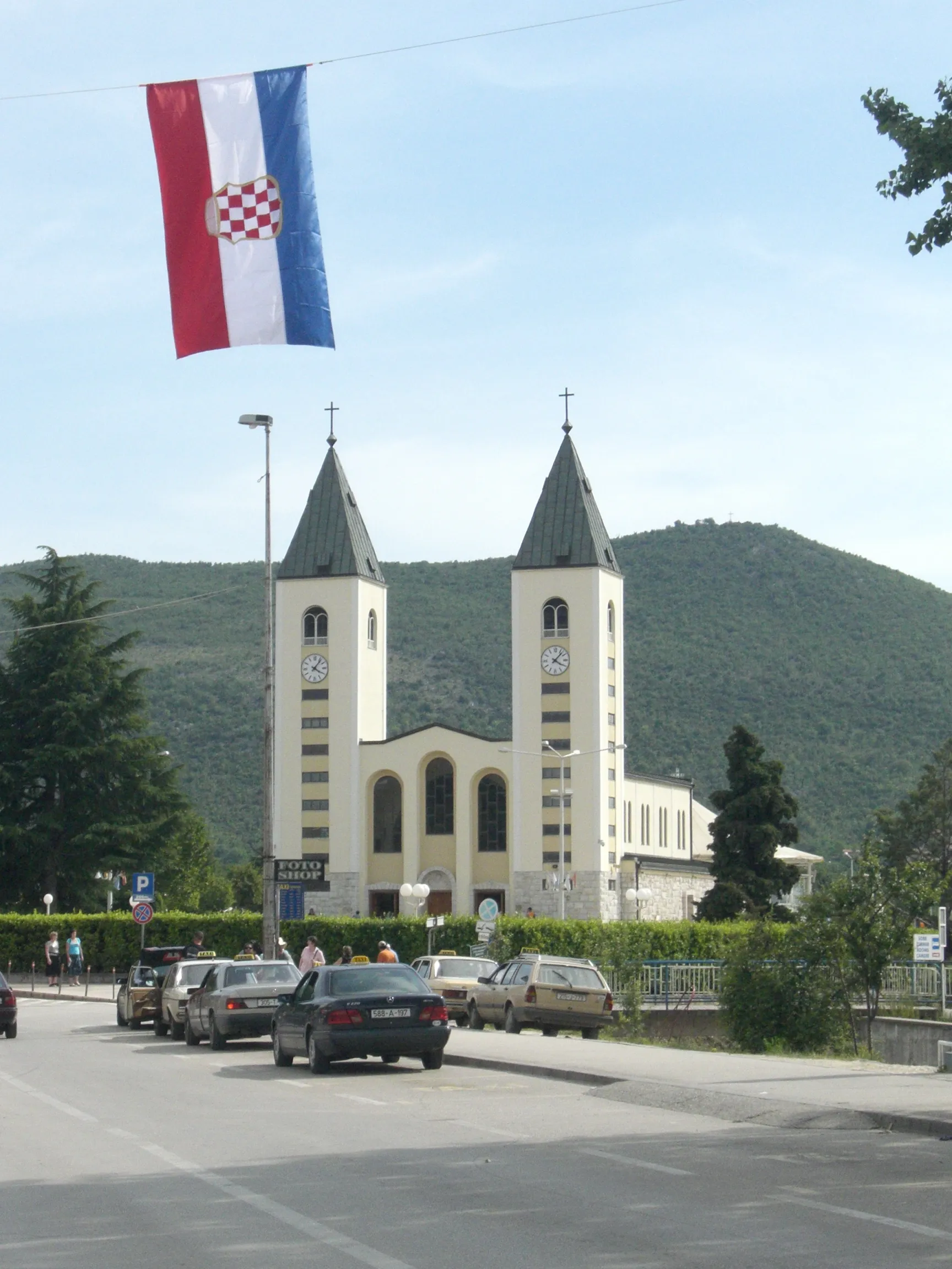 Photo showing: Roman Catholic st. Jacob church in Međugorje