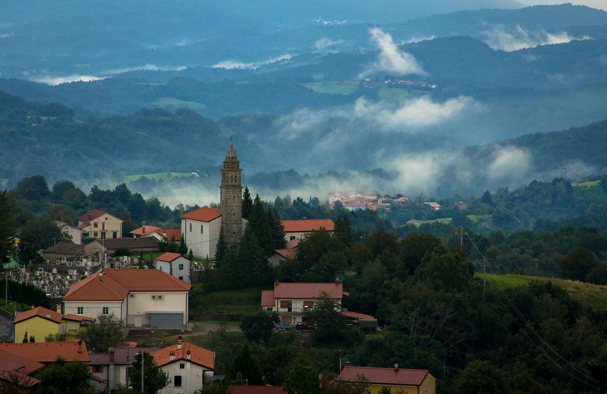 Photo showing: Pregarje, Slovenia, in the Brkini Hills