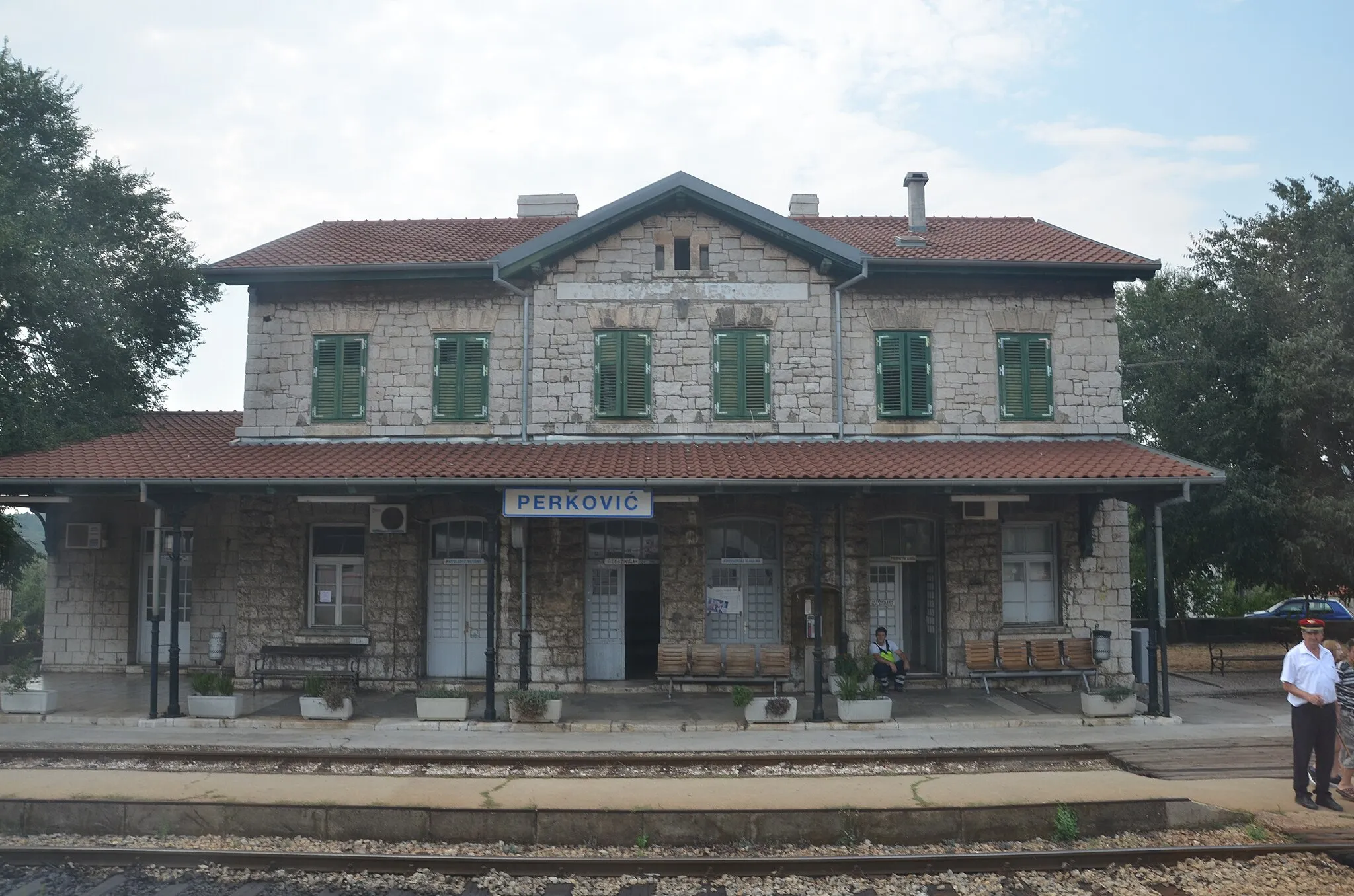 Photo showing: Het treinstation van Perkovic.