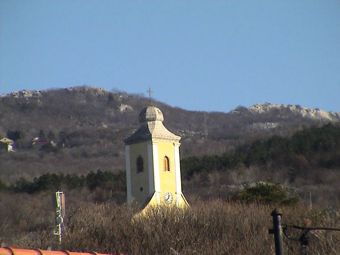 Photo showing: Zvonik crkve Sv. Jurja u Hreljinu