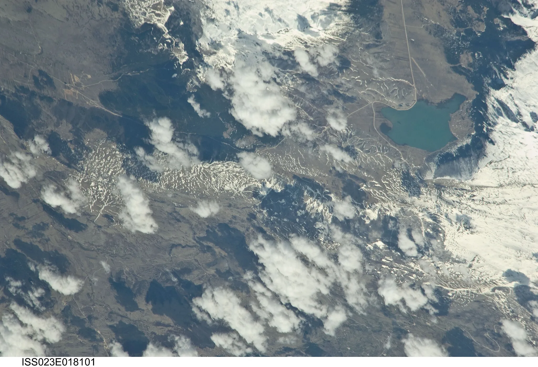 Photo showing: lake Blidinje and Vran mountain