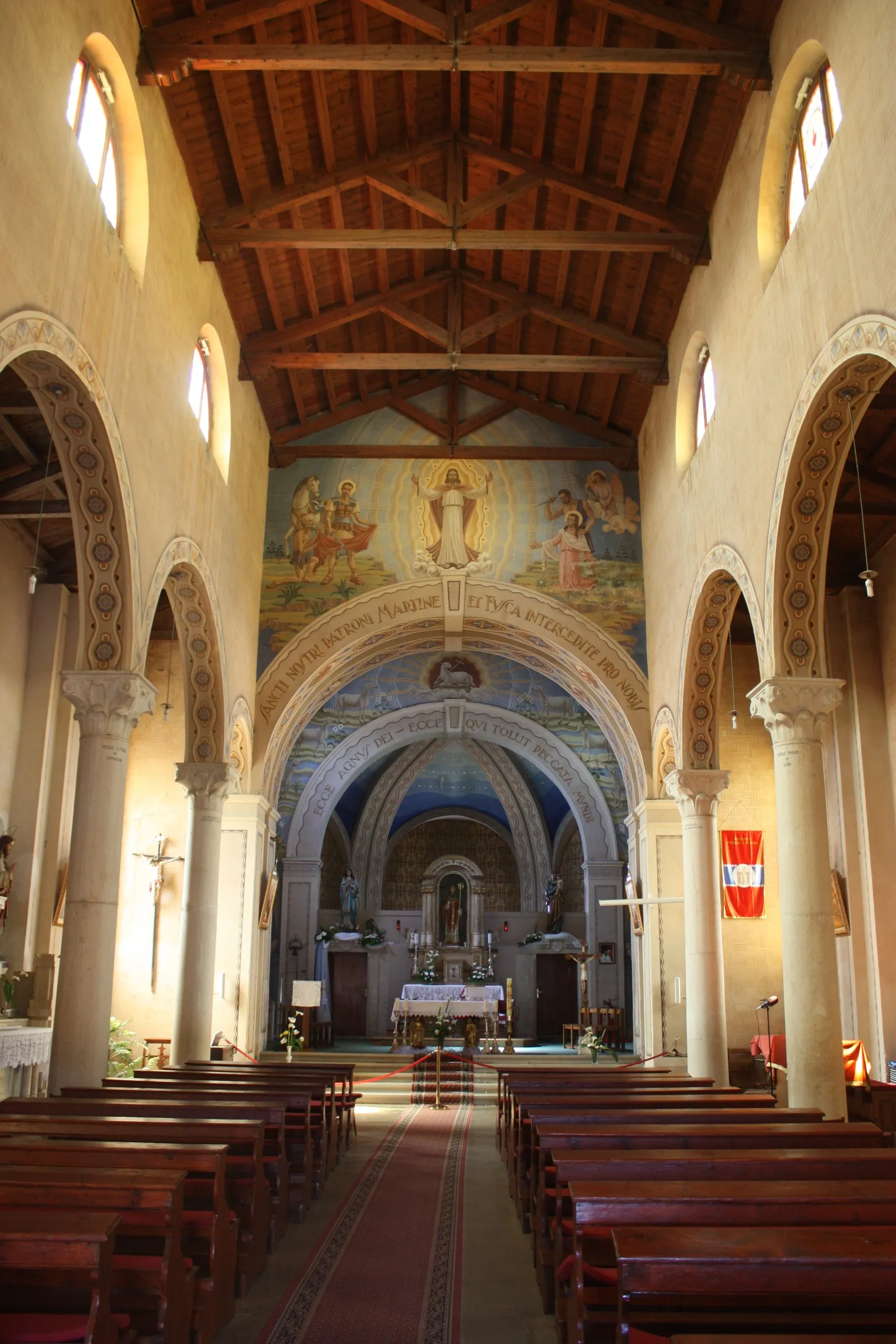 Photo showing: Vrsar, St. Martin Church, inner view