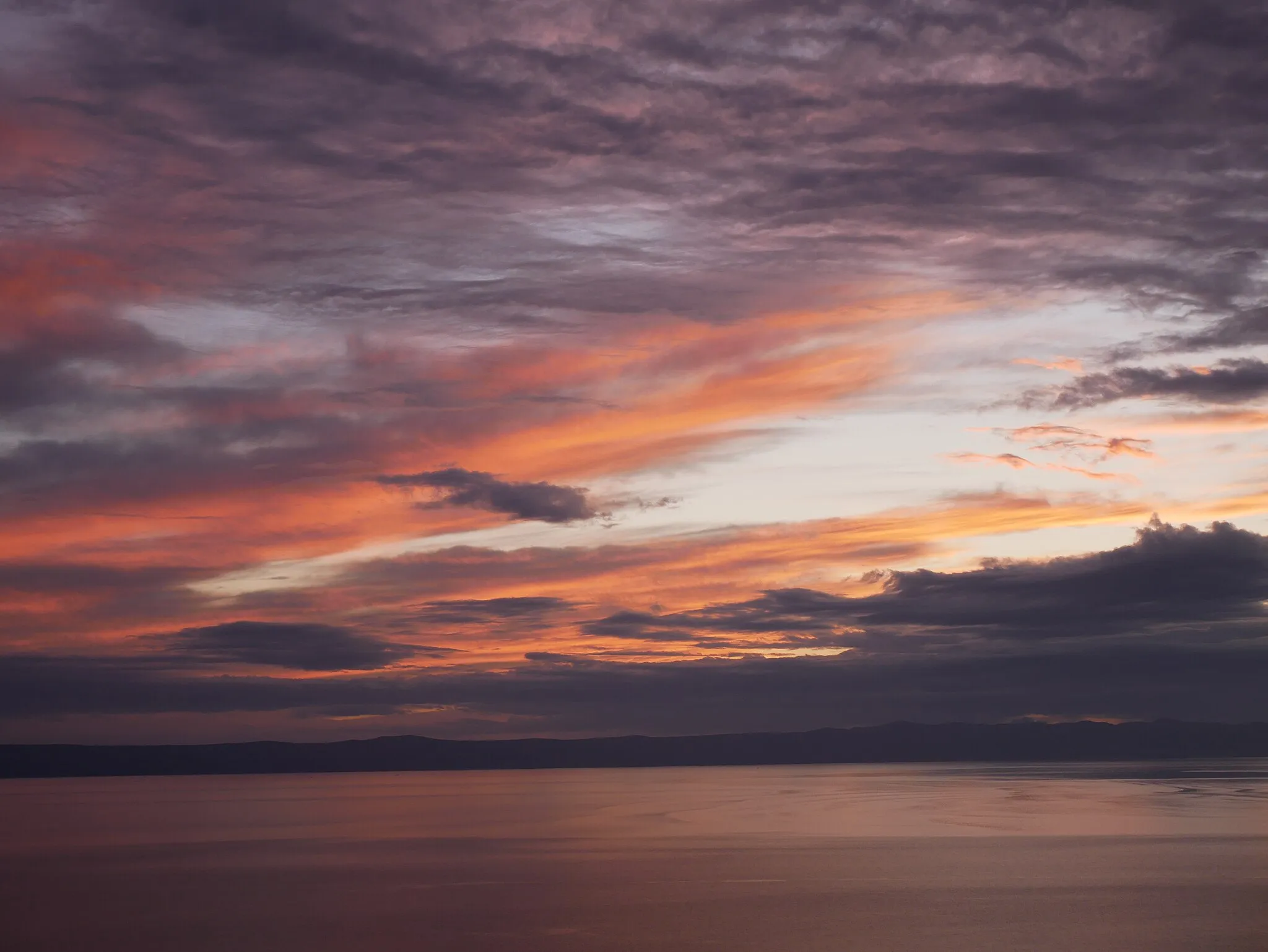 Photo showing: Baska voda sunset