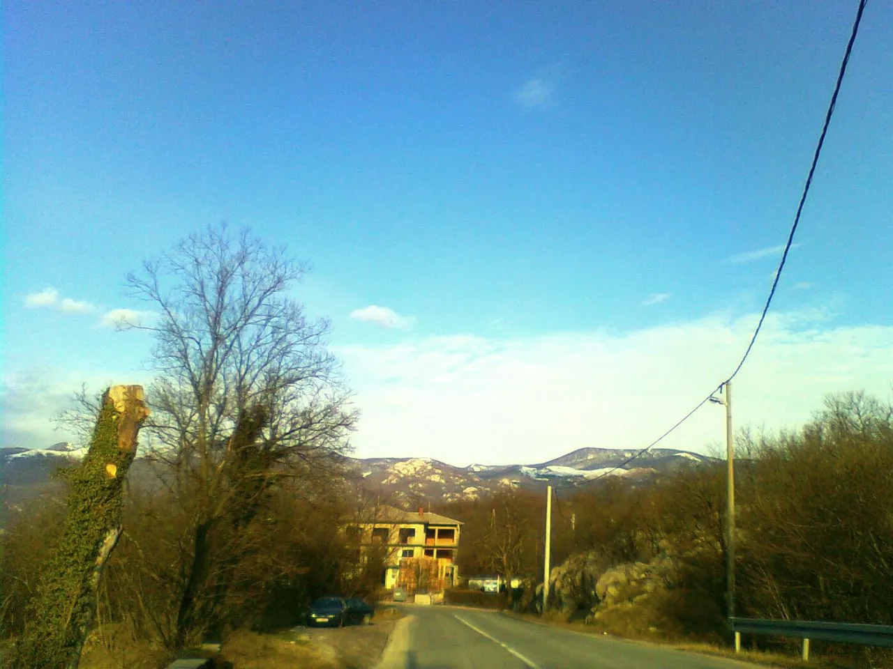 Photo showing: Čavle - View from Grobnički Alpi, Platak