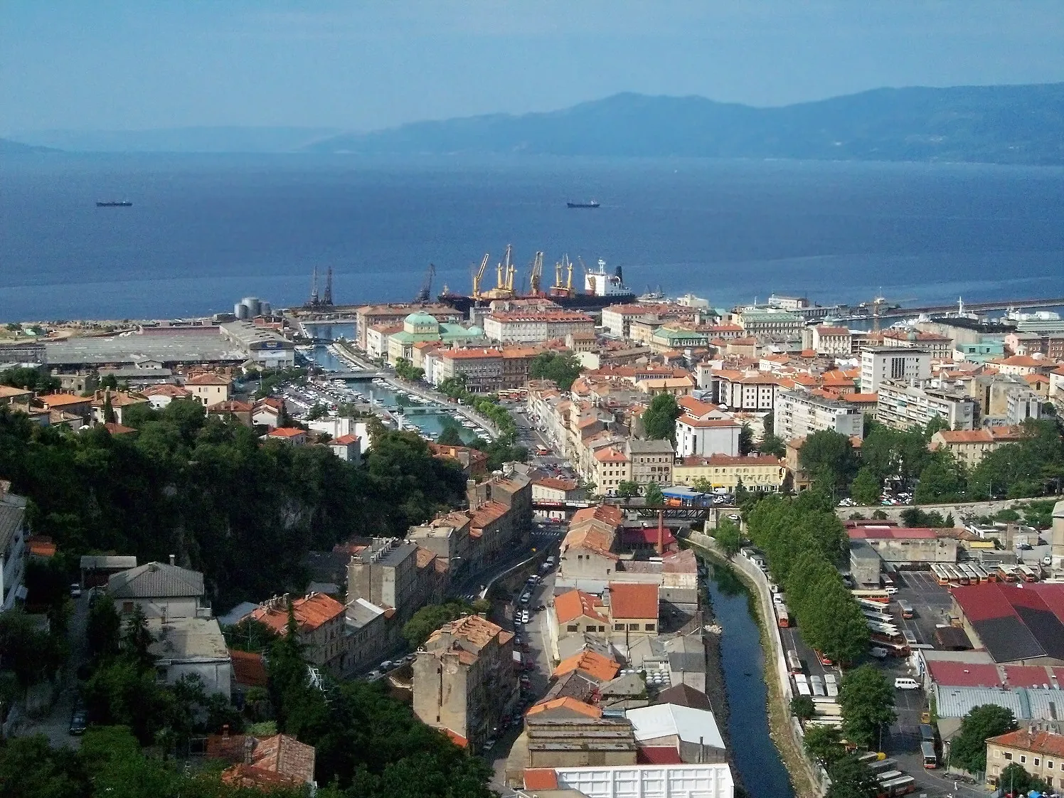 Photo showing: Rijeka (Croatia)
Italian and Hungarian name: Fiume