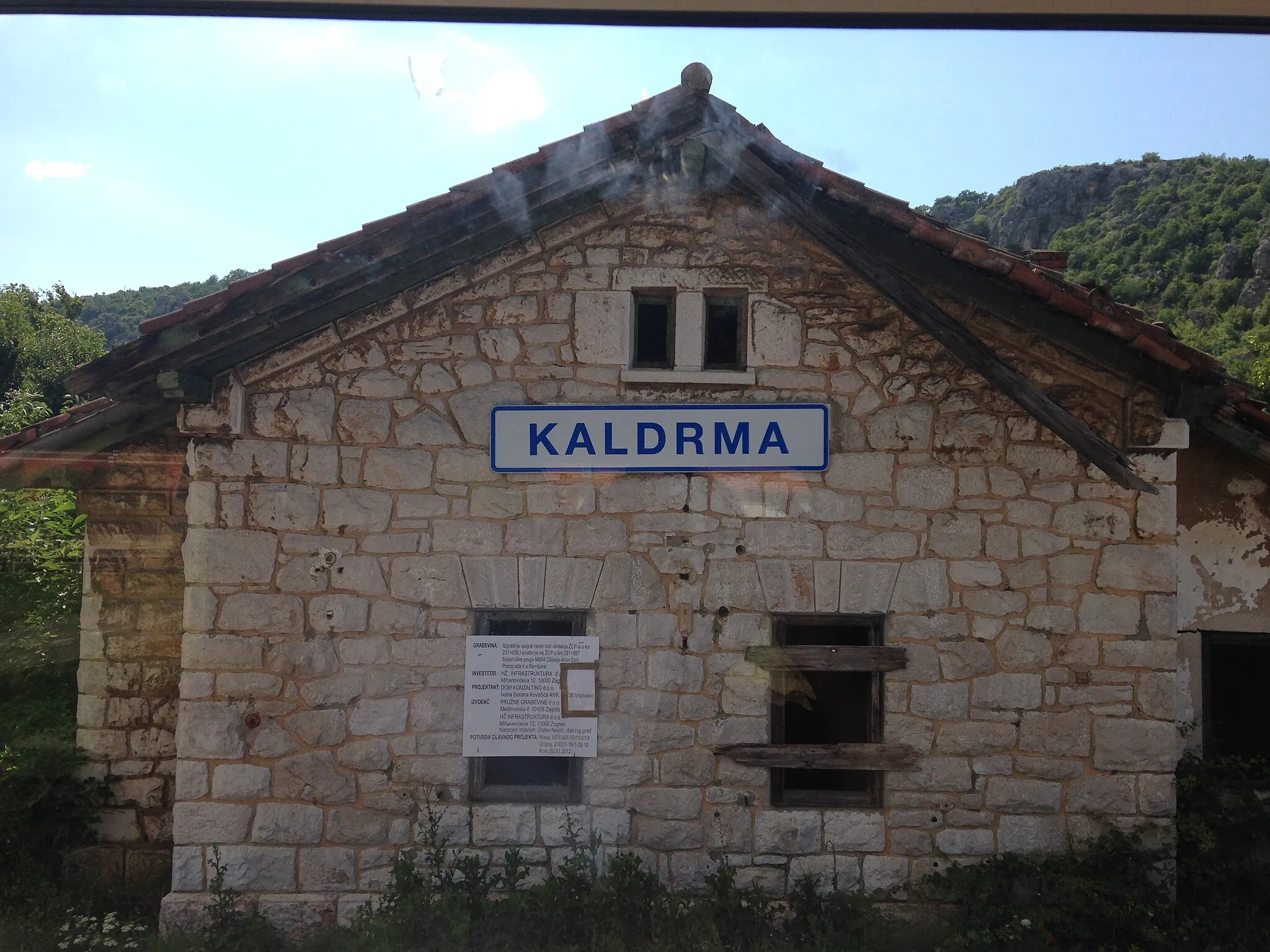 Photo showing: Station Kaldrma