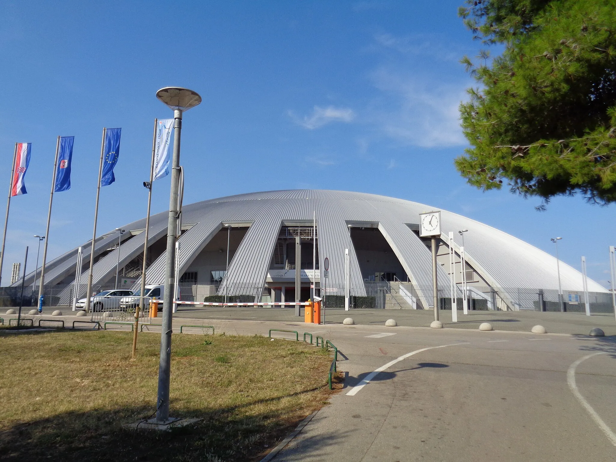 Photo showing: "Krešimir Ćosić" Hall at Višnjik Sports Centre, Zadar, Croatia - south view