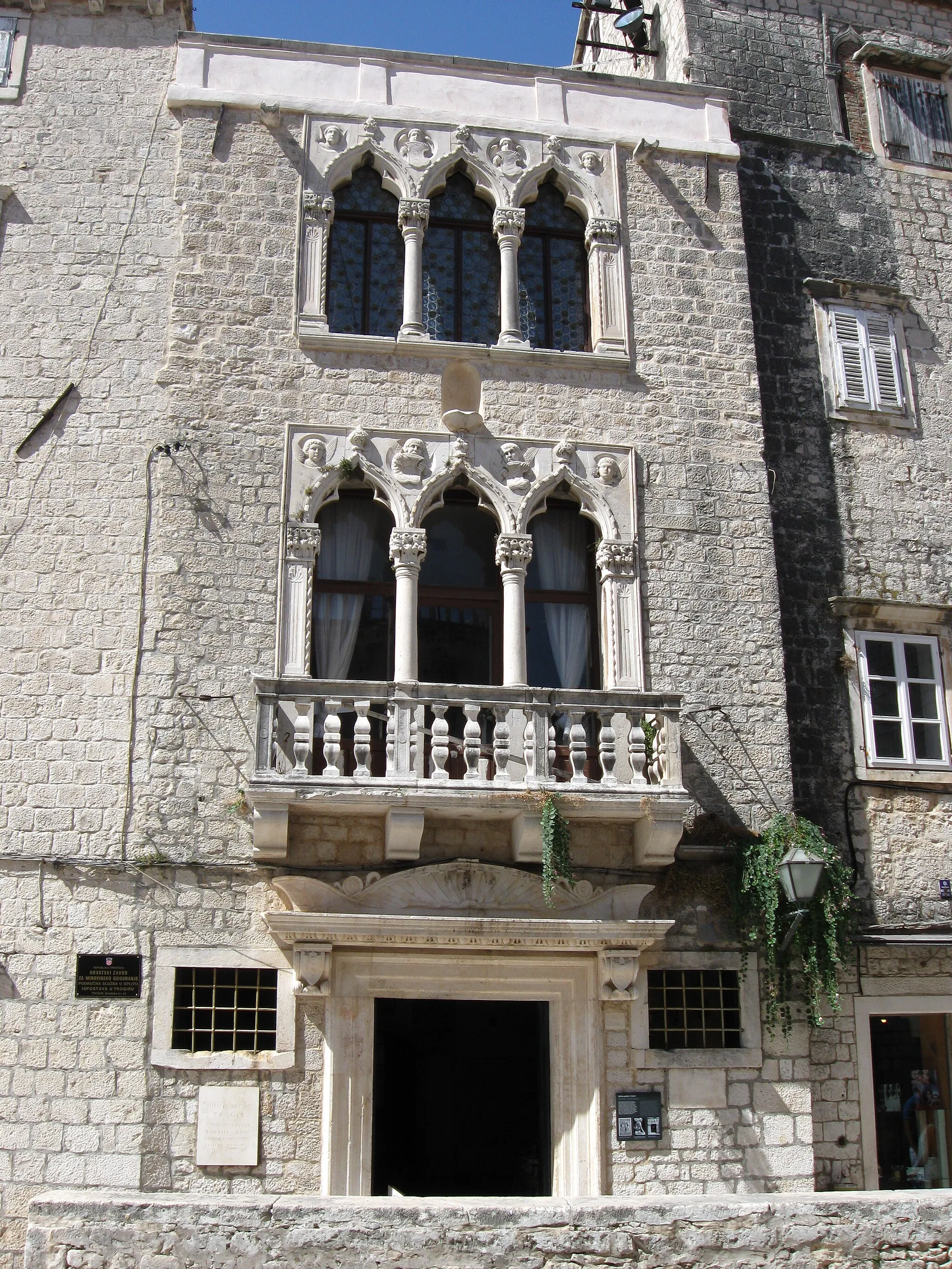 Photo showing: Cipiko Palace in Trogir, Croatia.