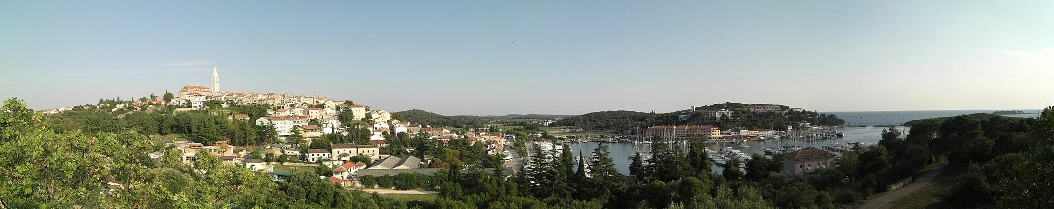 Photo showing: Panorama of Vrsar