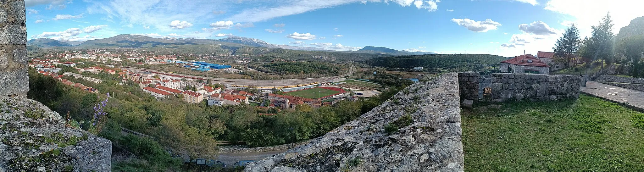 Photo showing: Panorama Knina sa tvrđave