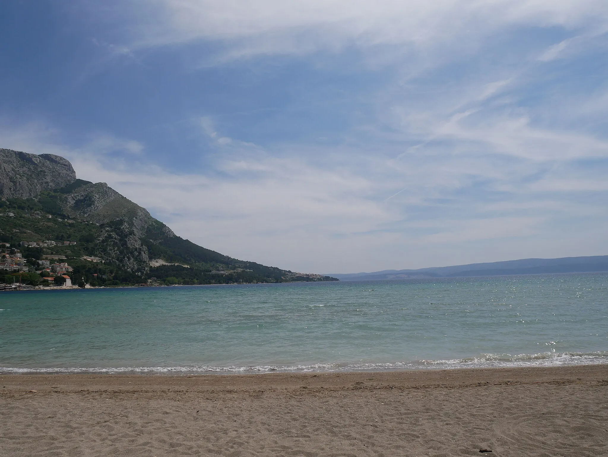 Photo showing: Omis city beache called Punta