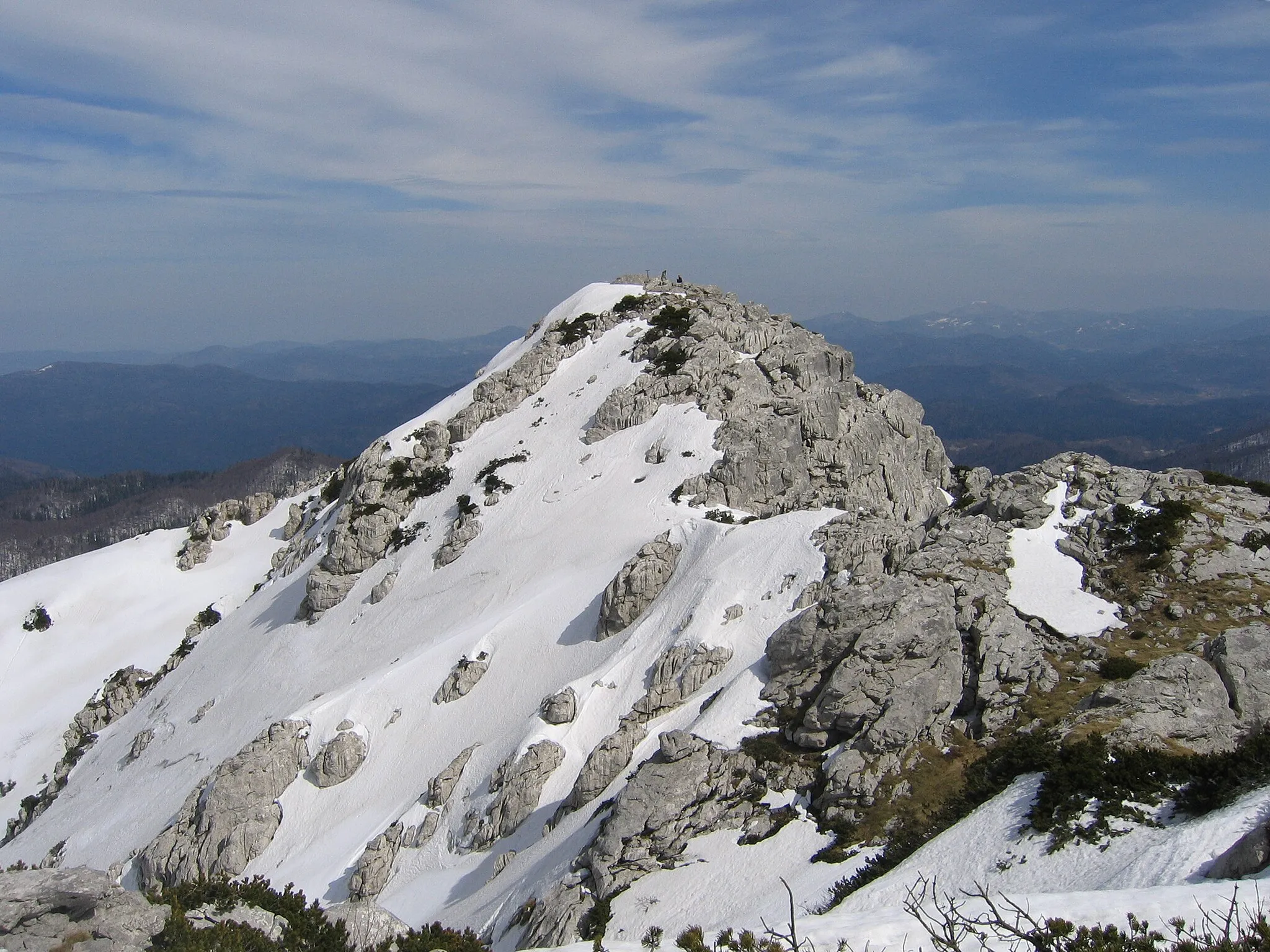 Photo showing: versant nord du Risnjak