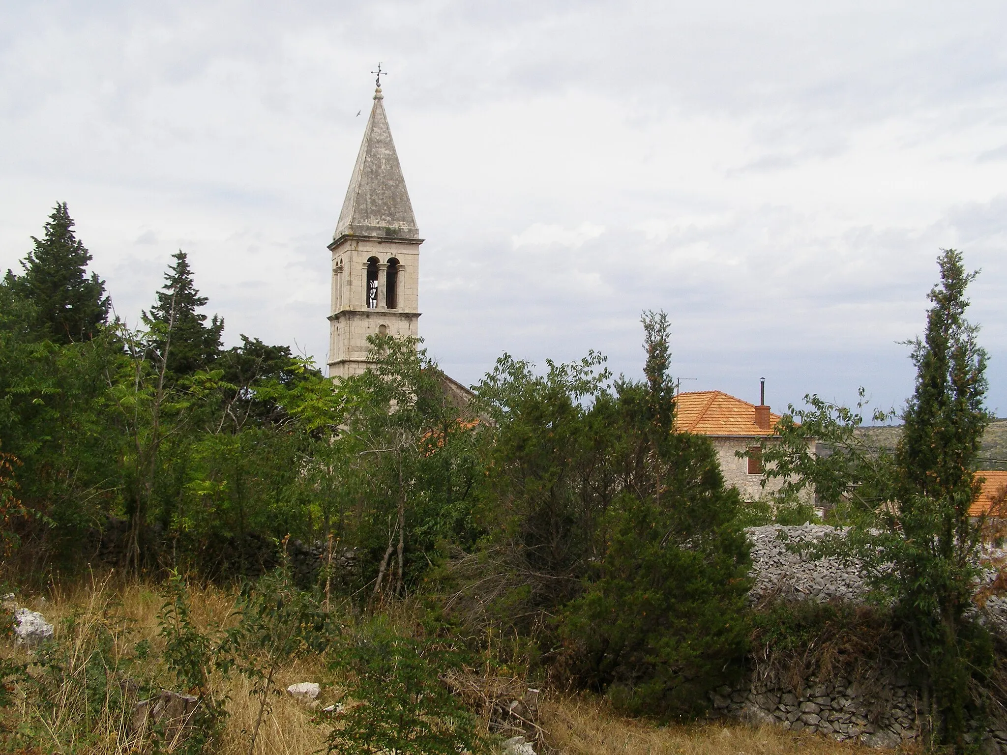 Photo showing: Church, Dracevica, Brac, Croatia