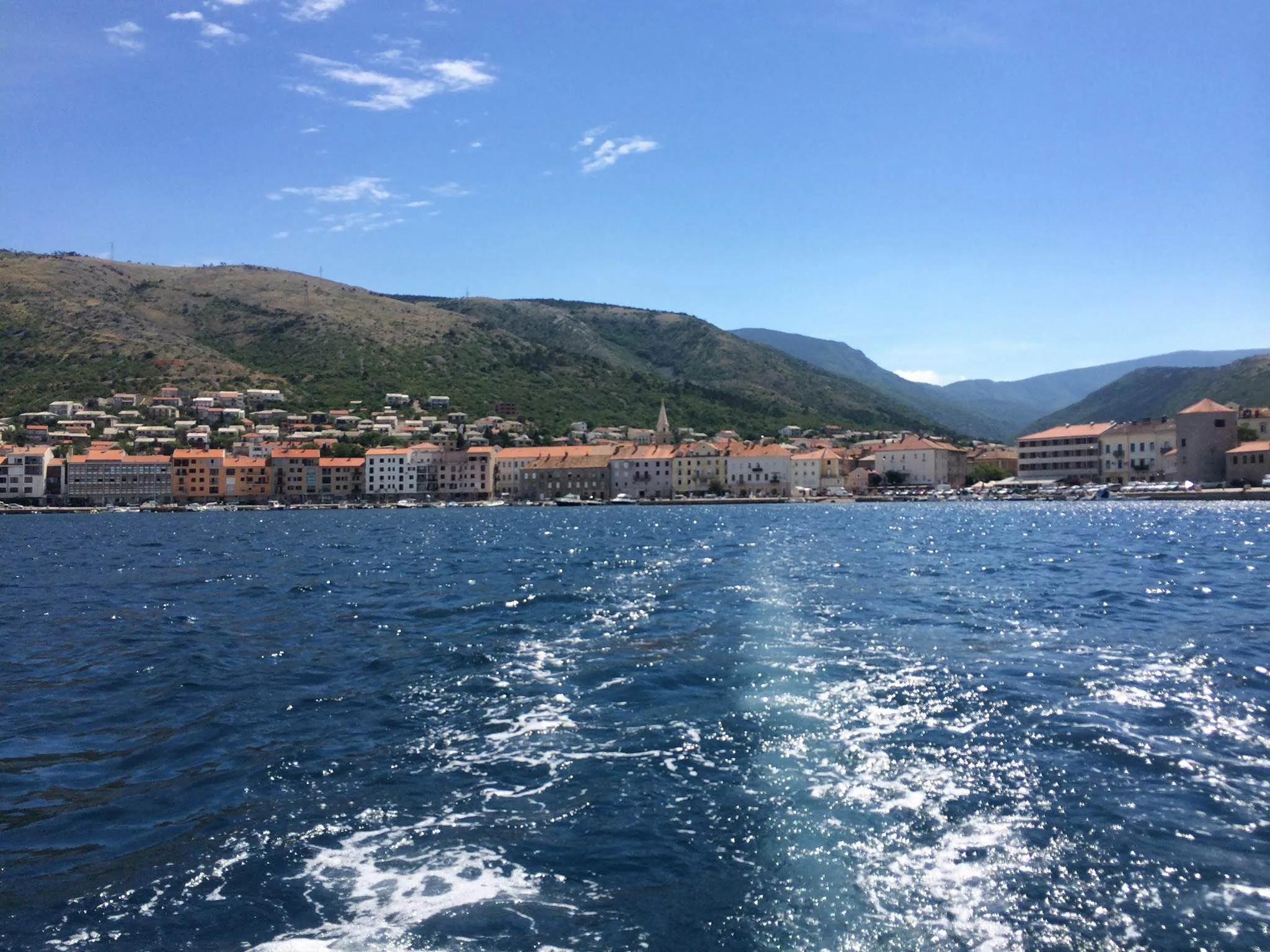 Photo showing: A view of Senj from the sea. Summer 2015