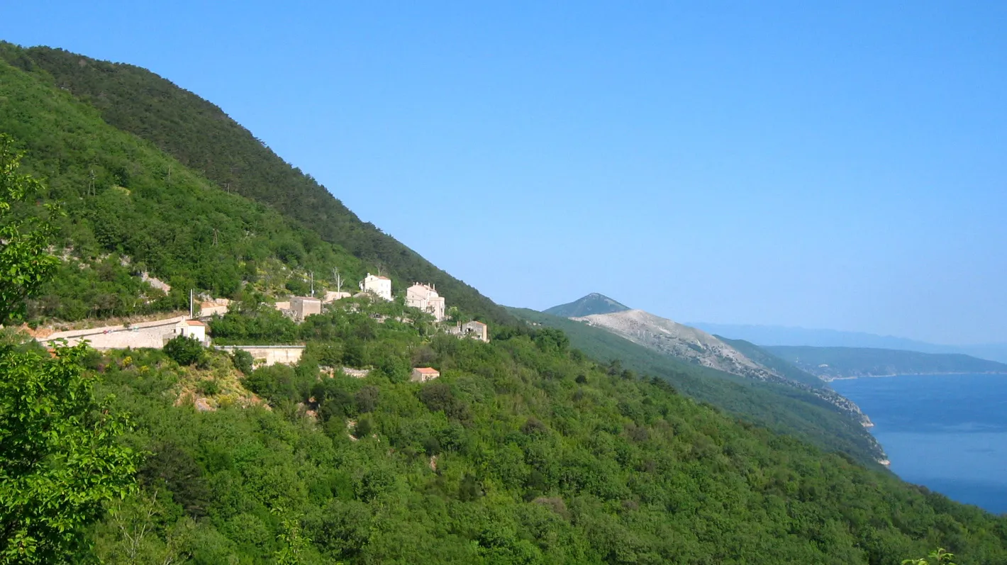 Photo showing: Vodice, village on island Cres, Croatia