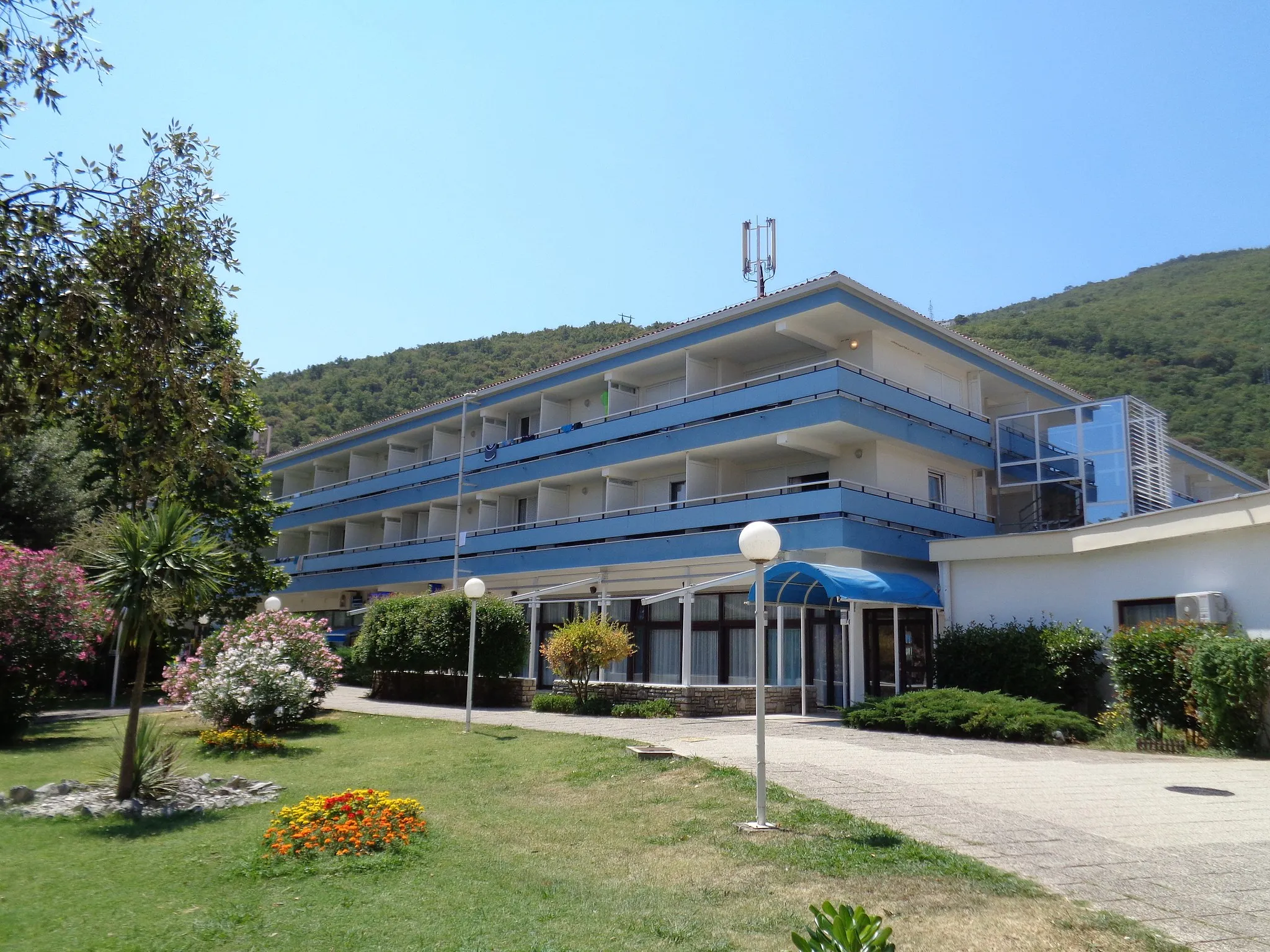 Photo showing: "Marina" Hotel in Mošćenička Draga, Croatia