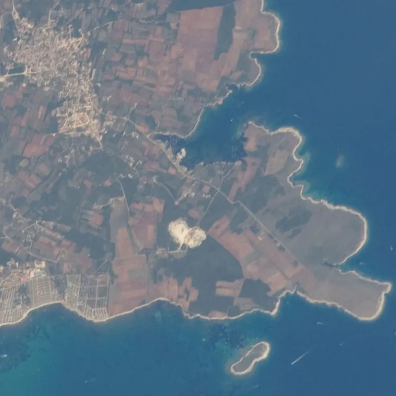 Photo showing: View of Croatia taken during ISS Expedition 20.