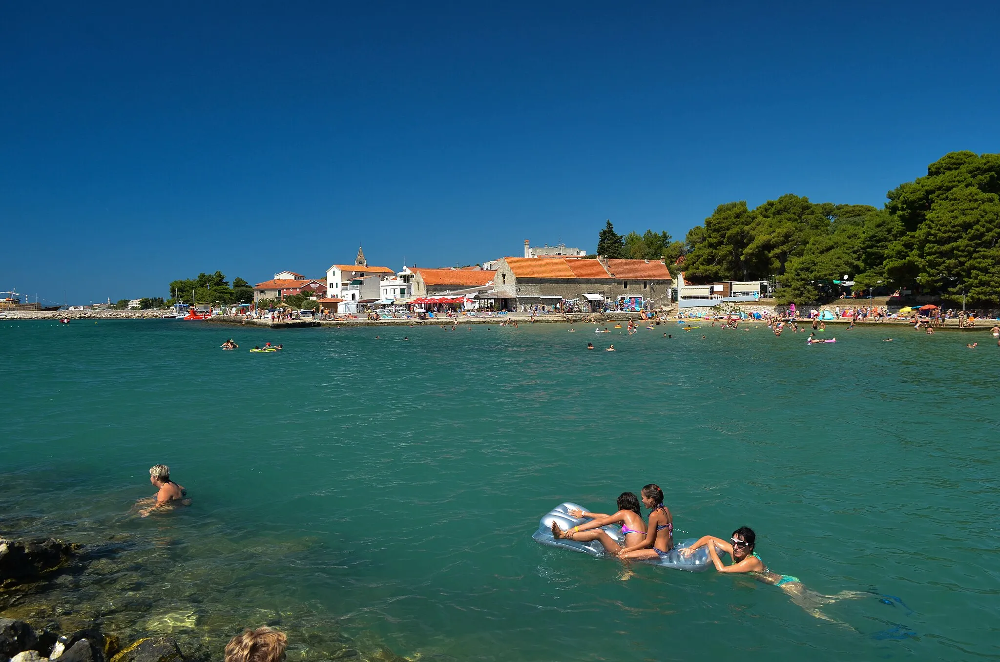 Photo showing: Plaža Sveti filip i Jakov avg. 2016, Saint Filip and Jakov beach
