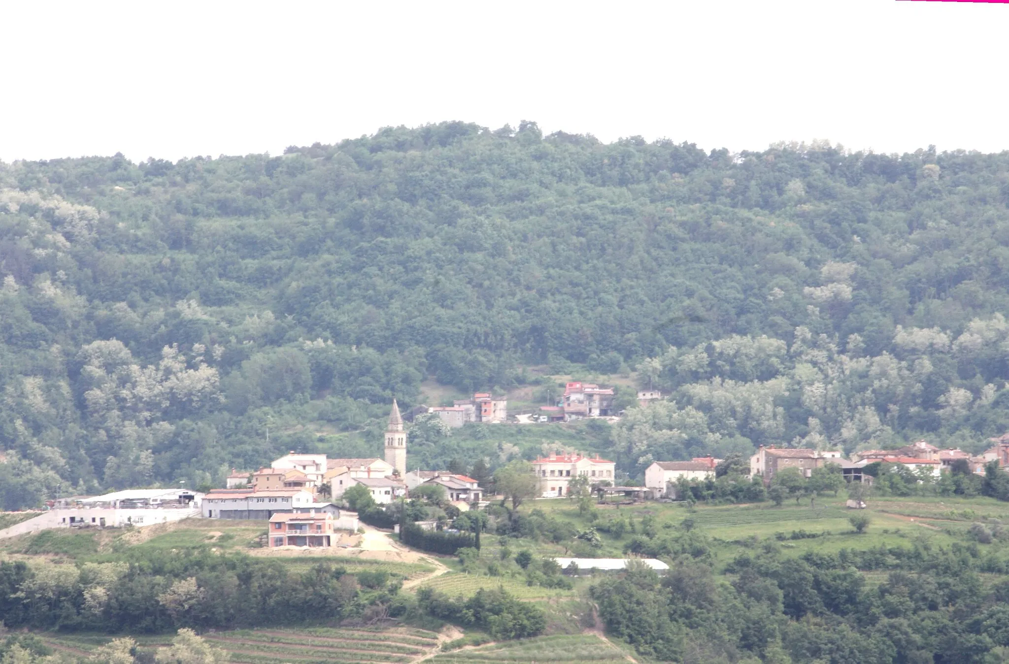 Photo showing: Motovun, view to Kaldir