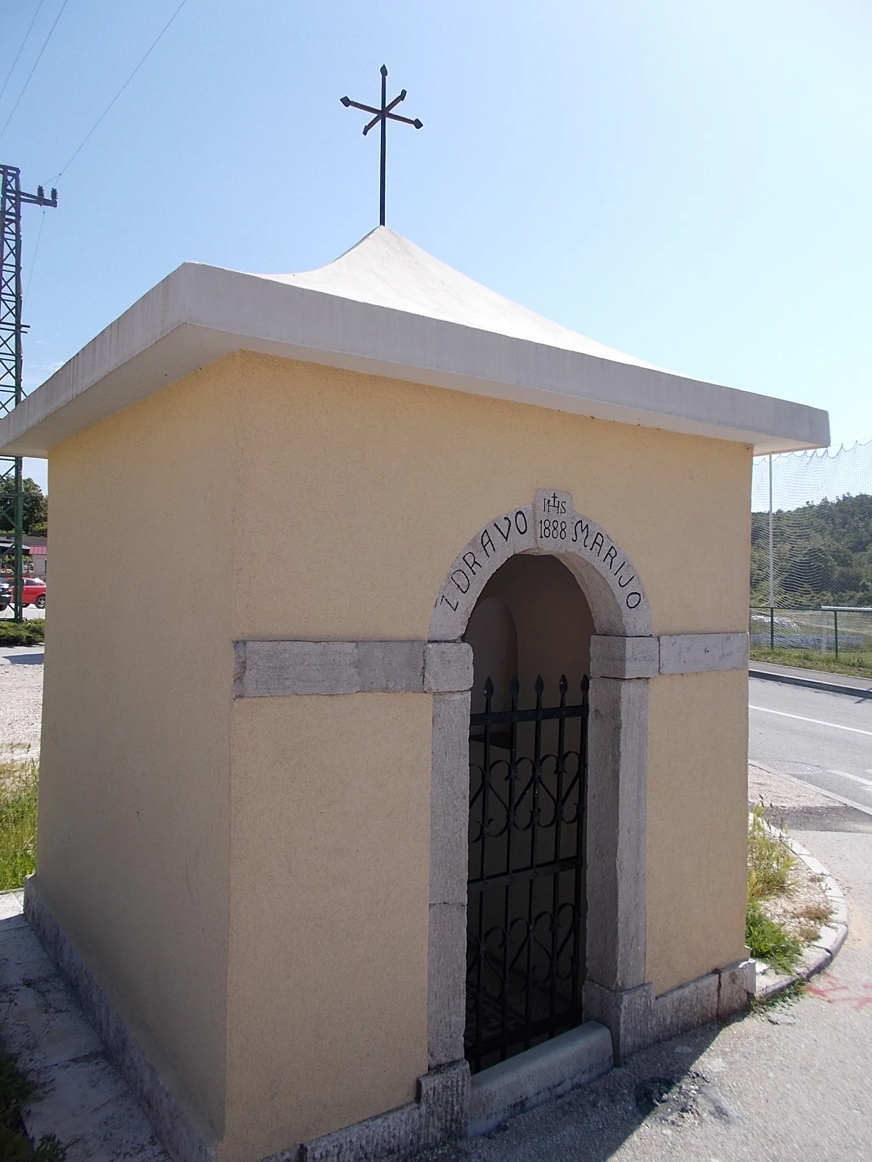 Photo showing: Pazin - Mária-kápolna Trviž közelében