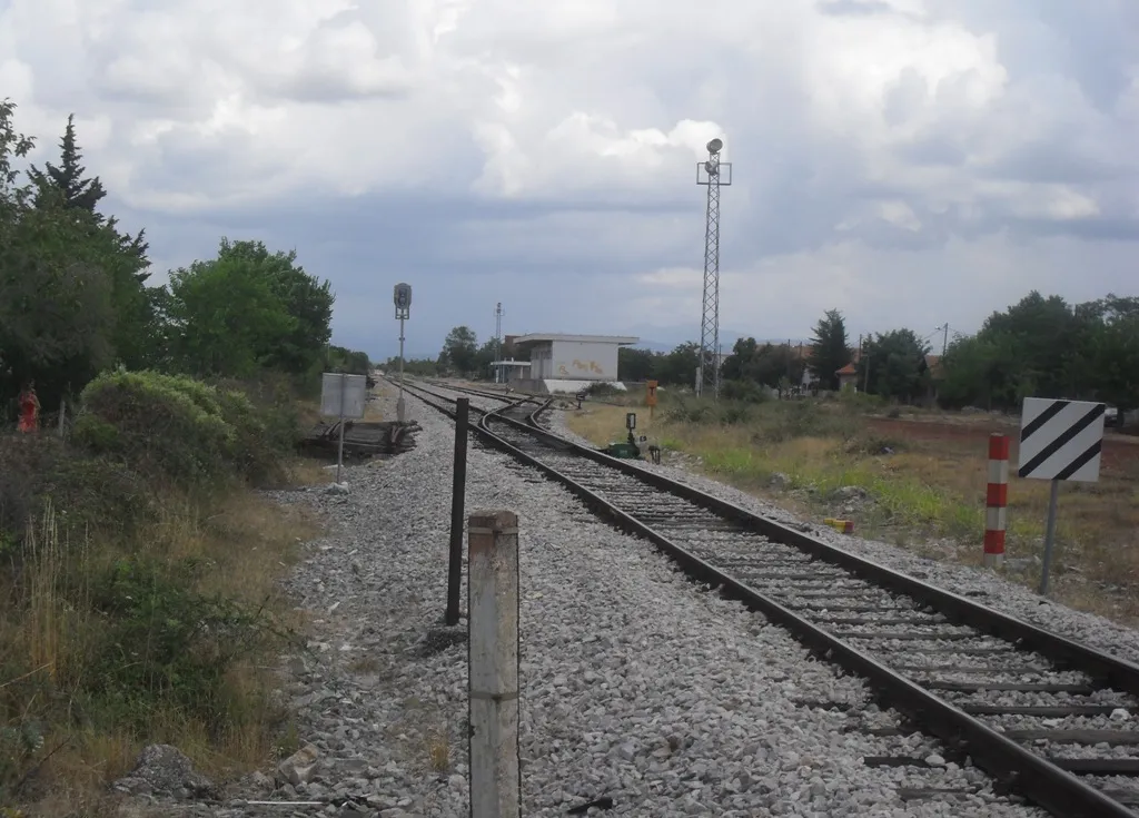 Photo showing: Željeznička postaja u Kistanjama, u Šibensko-kninskoj županiji.