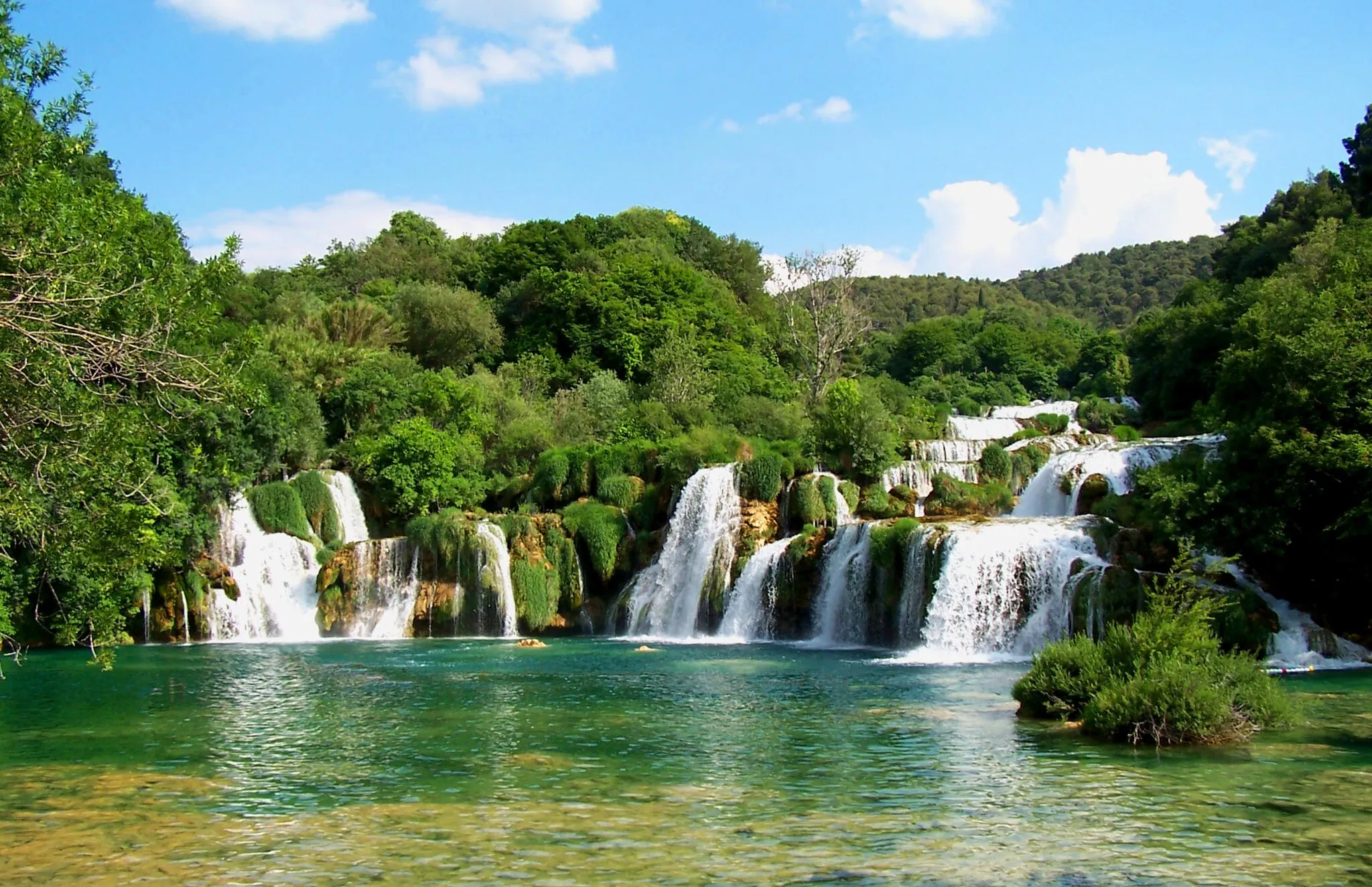 Photo showing: Picture taken by John Maxwell in June of 2005 at the en:Krka National Park in Croatia.