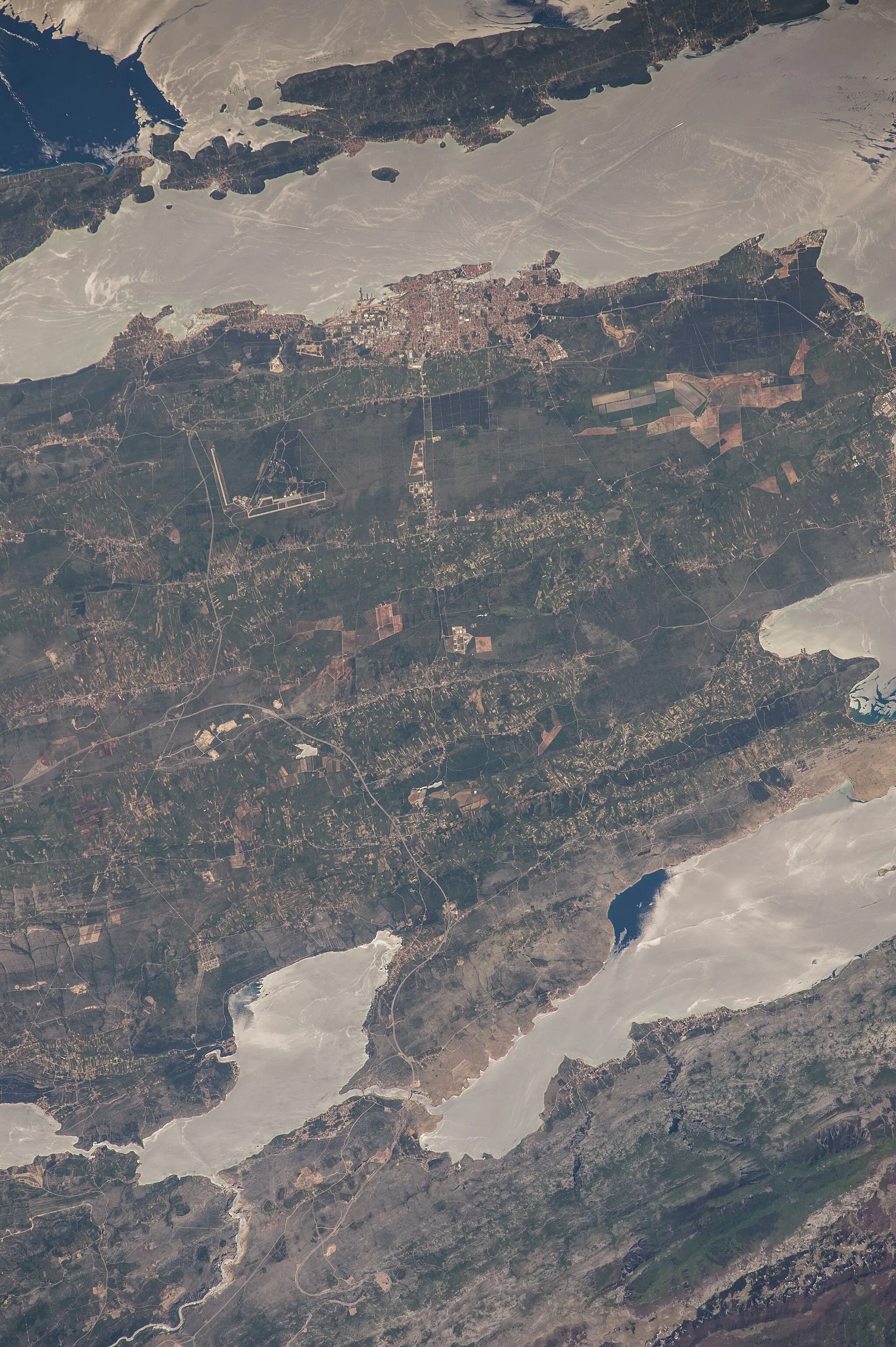 Photo showing: View of Croatia taken during ISS Expedition 39.