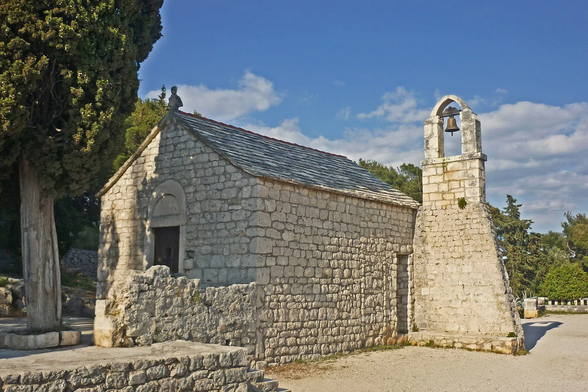 Photo showing: Kapellen auf dem Marjan (Split): St. Nikolaus auf dem Berge (Crkva sv. Nikole na Gori)