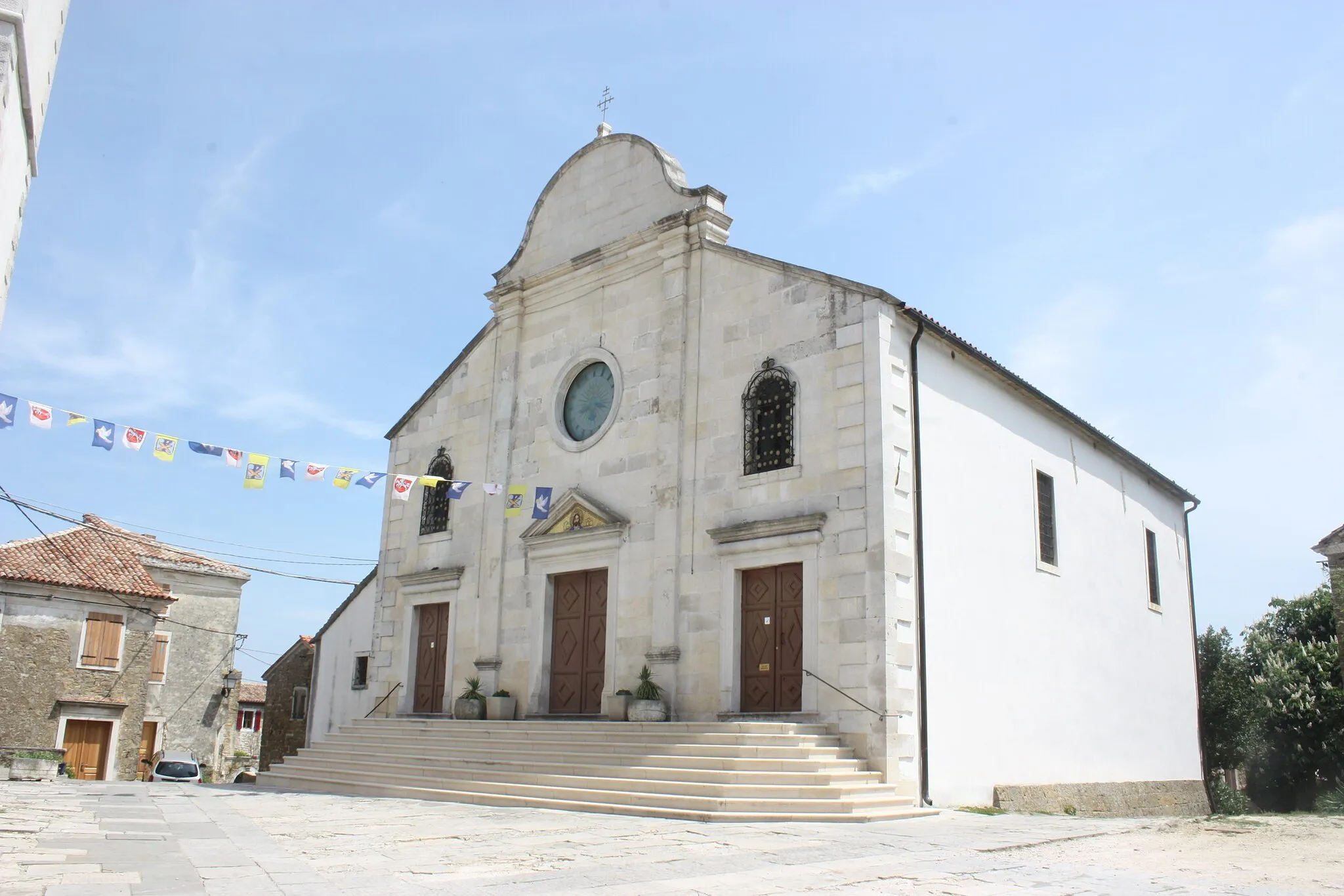 Photo showing: Oprtalj, the St. George church