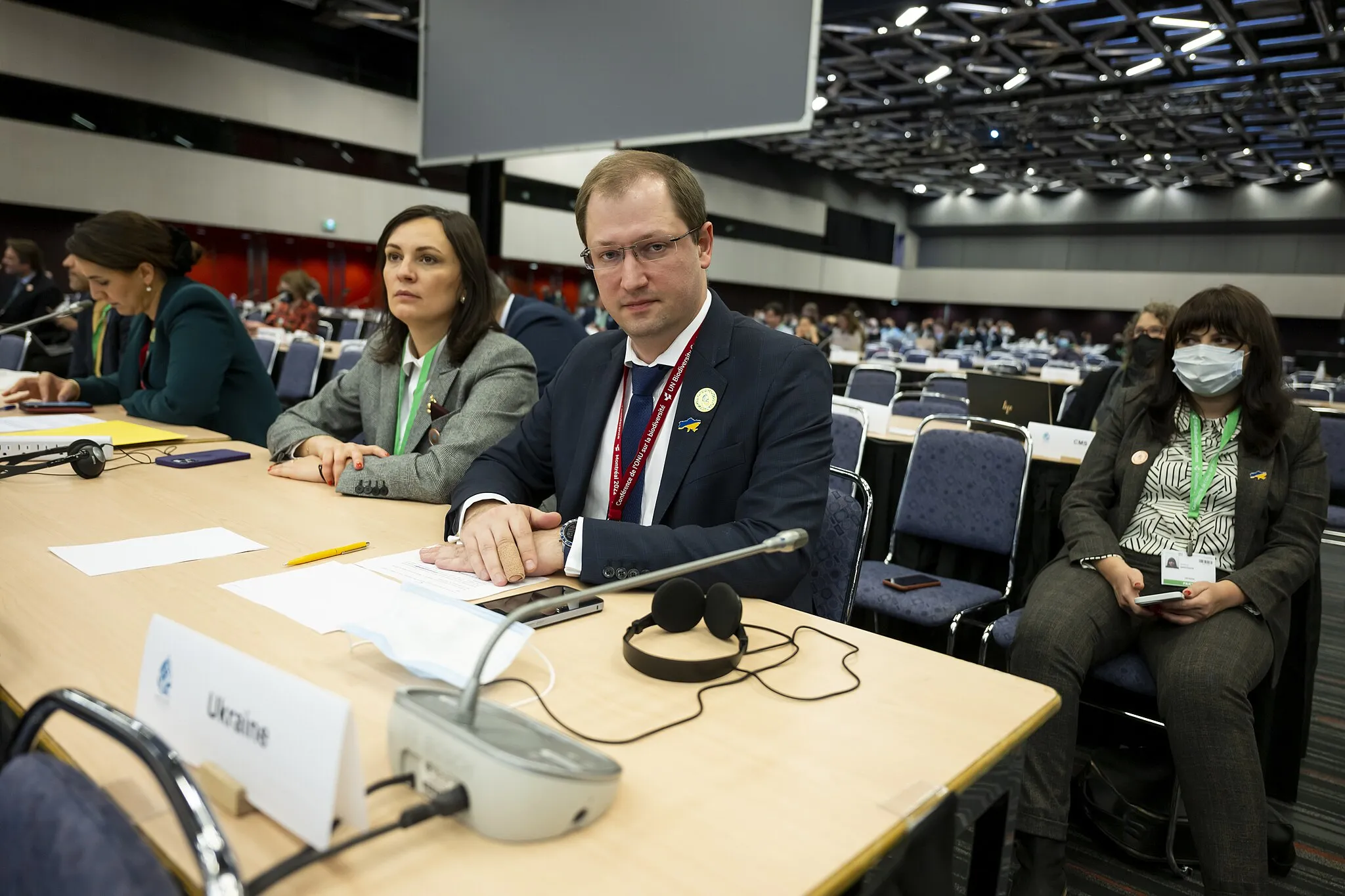Photo showing: Ruslan Strilets as Minister of Environmental Protection and Natural Resources of Ukraine attending COP15 in Montreal