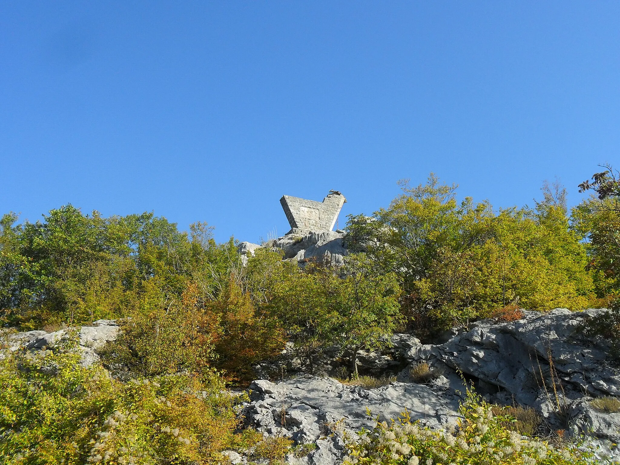 Photo showing: Gornja Ploča, spomenik na Klancu.