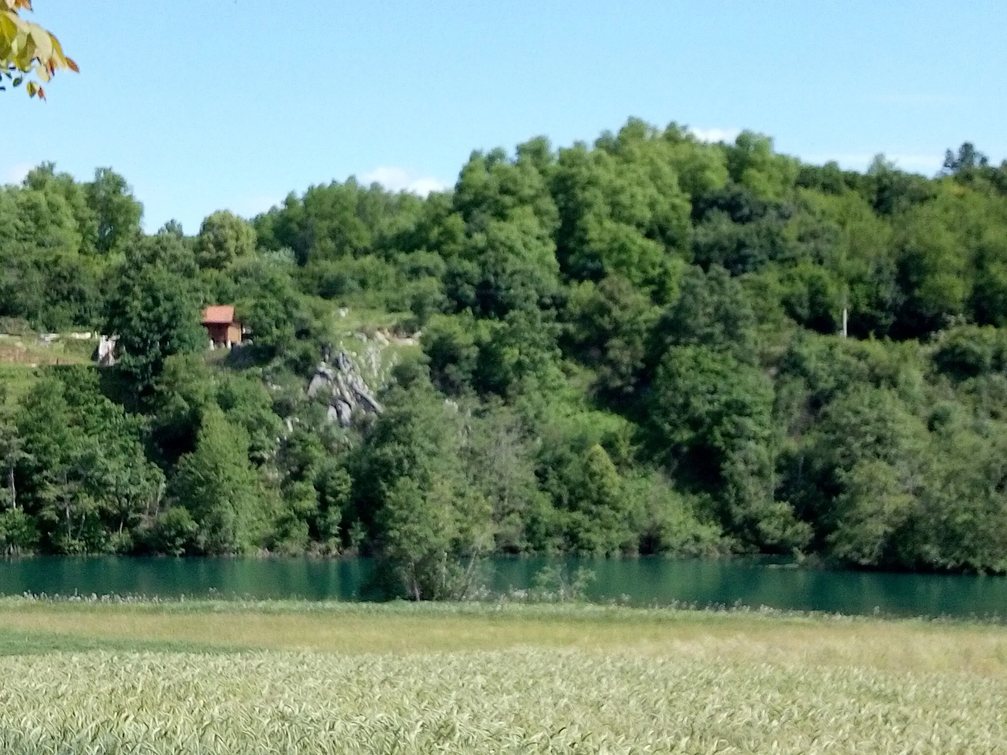 Photo showing: River on the border Slovenia-Croatia