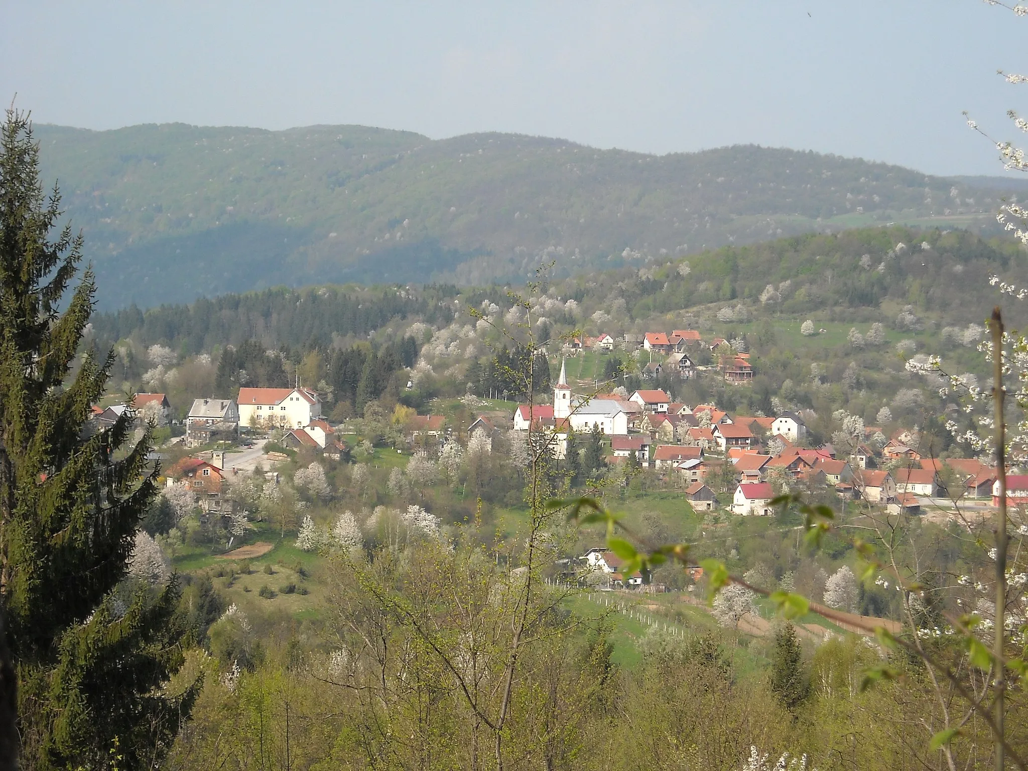 Photo showing: slika pokazuje naselje Lukovdol