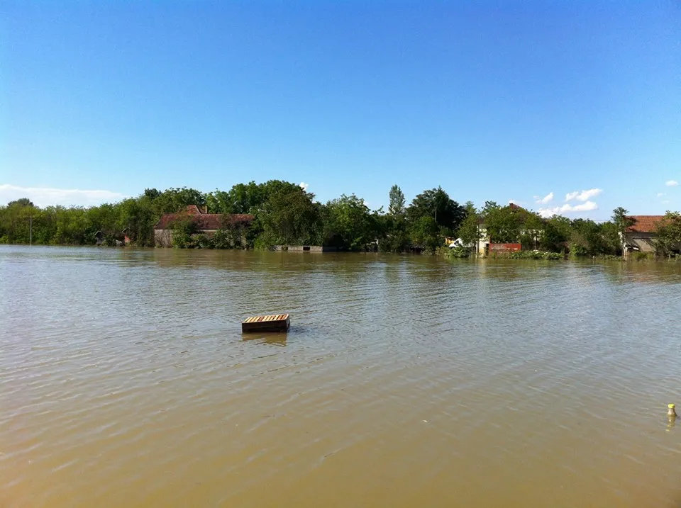 Photo showing: 2014 floods in Prud, Bosnia, may 2014