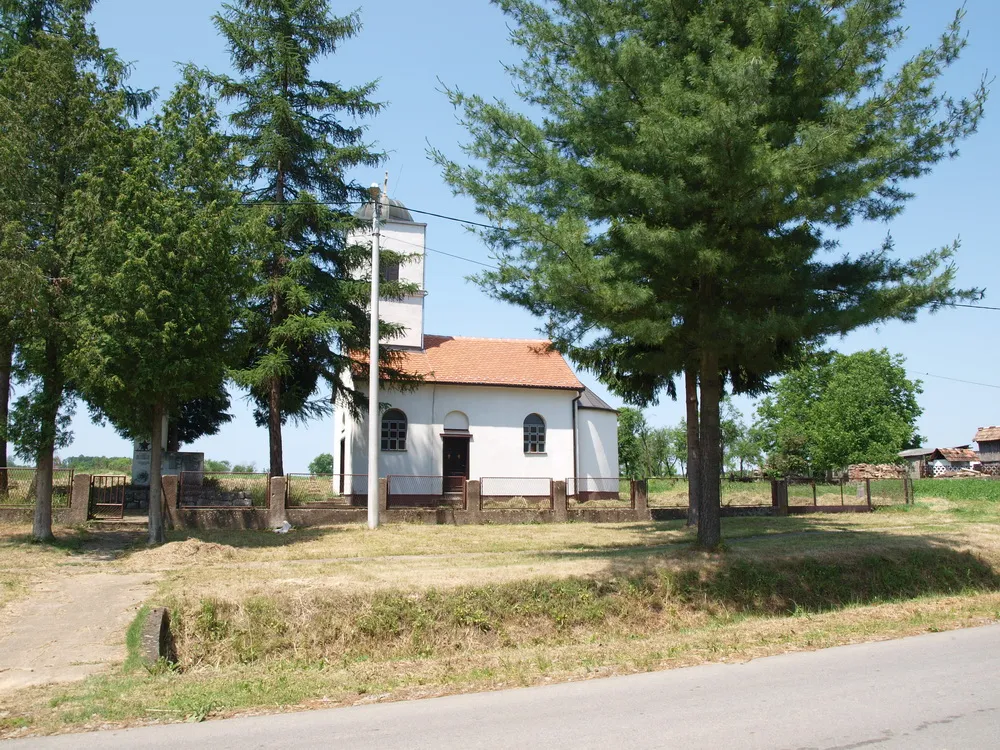 Photo showing: Srpski pravoslavni hram Svetog proroka Ilije u Novom Topolju, Brodsko-posavska županija.