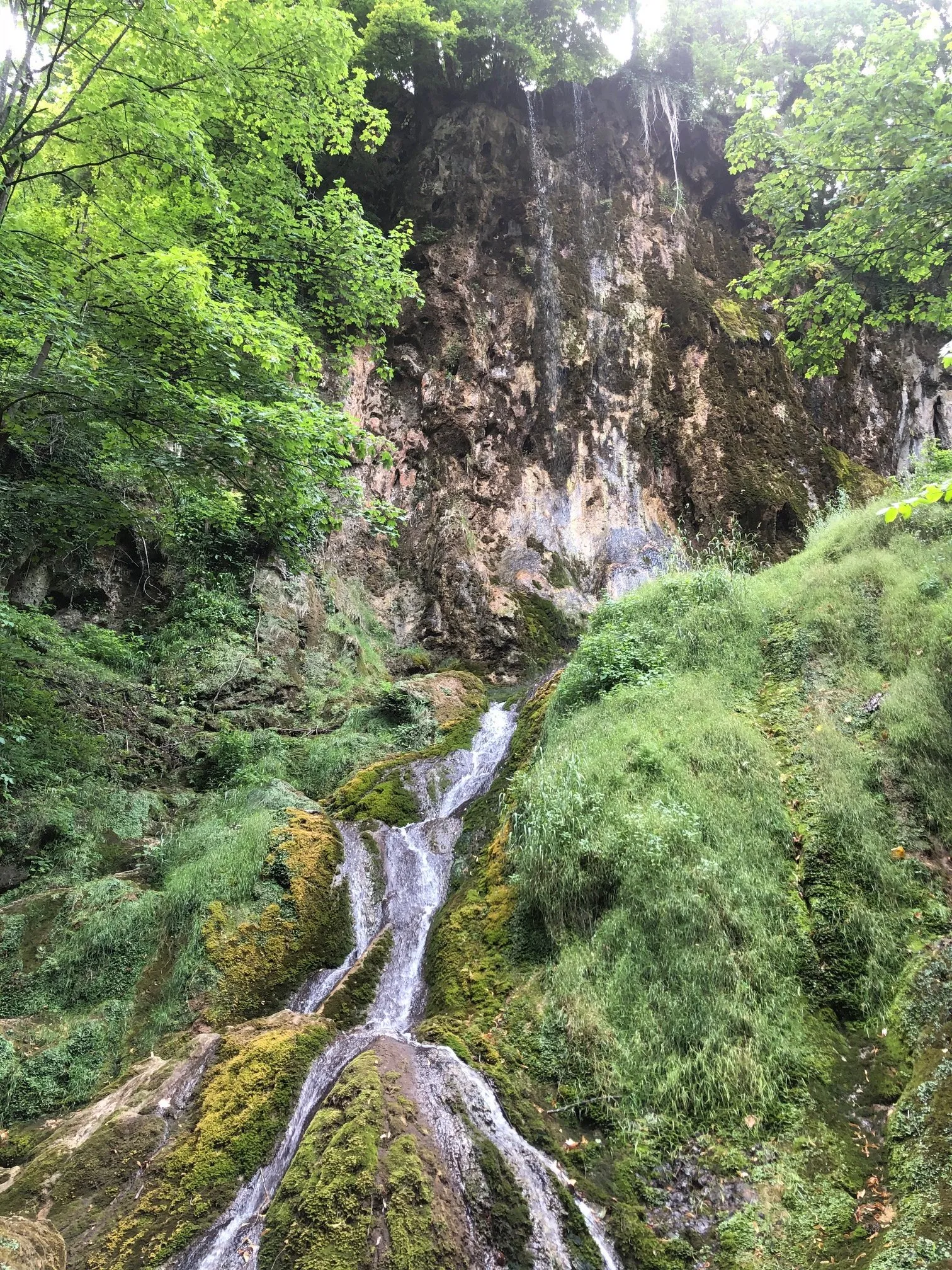 Photo showing: Skakavac waterfall at Jankovac, Papuk mountain