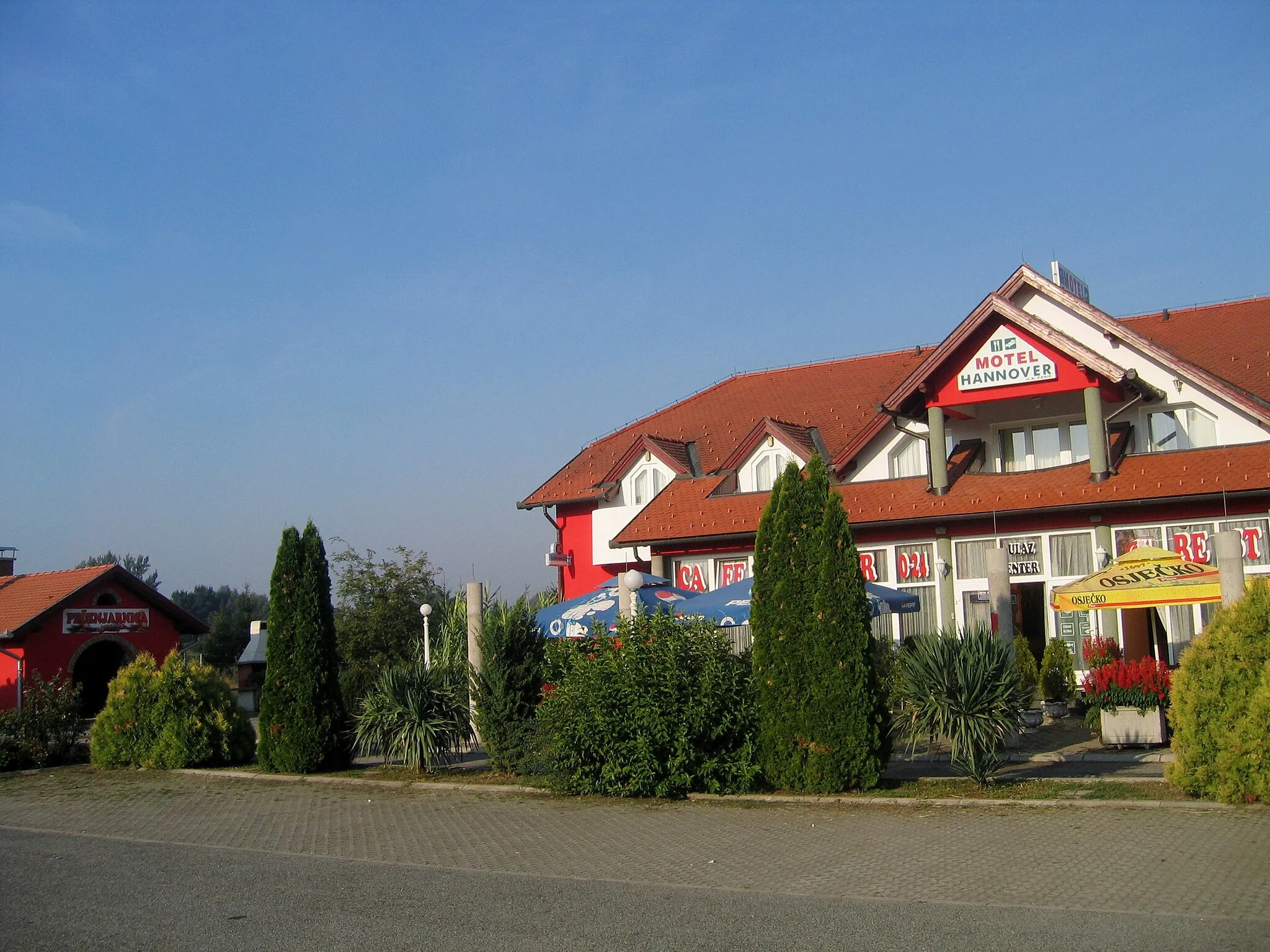 Photo showing: Croatie Kruševica Motel Hannover